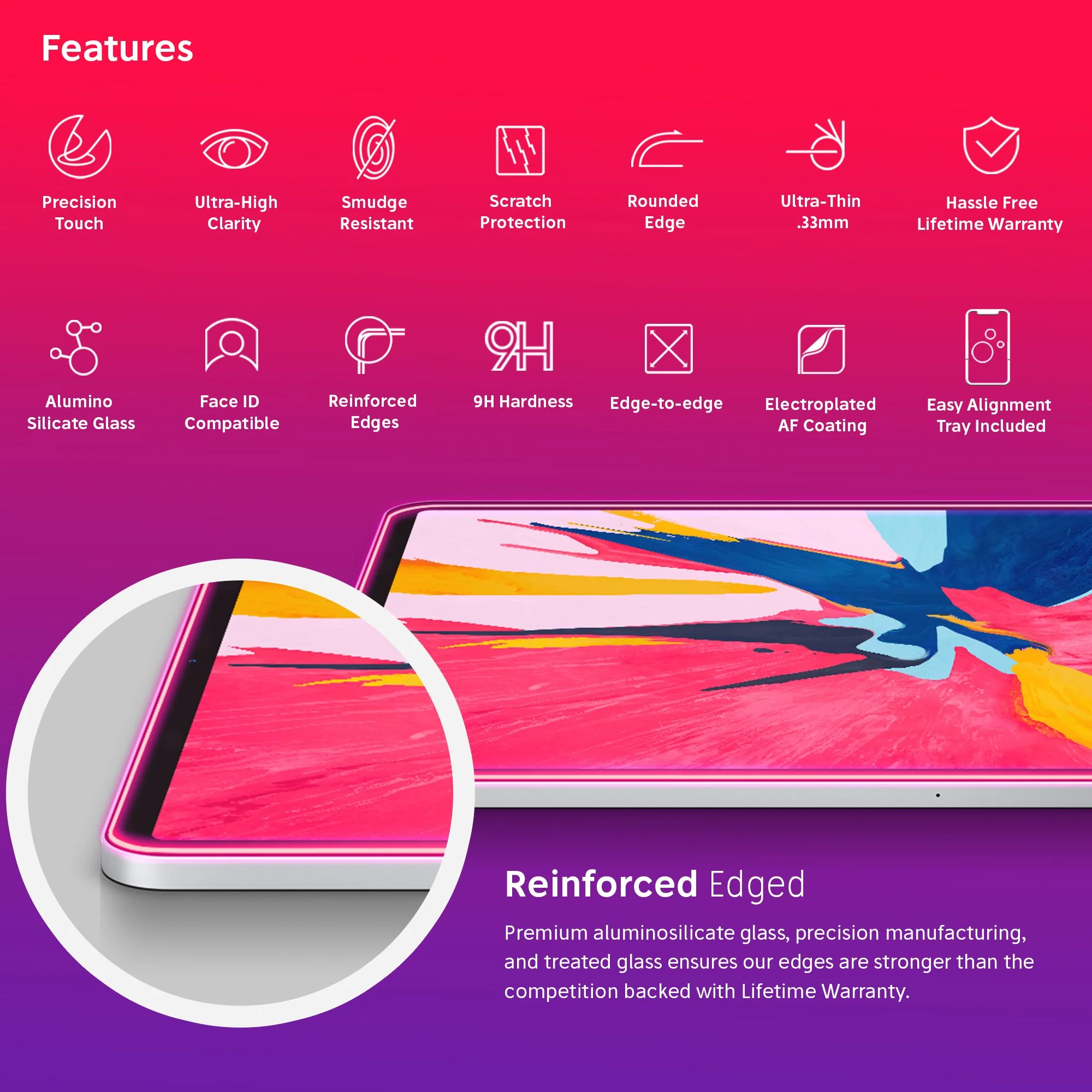 NanoArmour for 12.9-inch iPad Pro Screen Protector (2018-2021) - Image 3