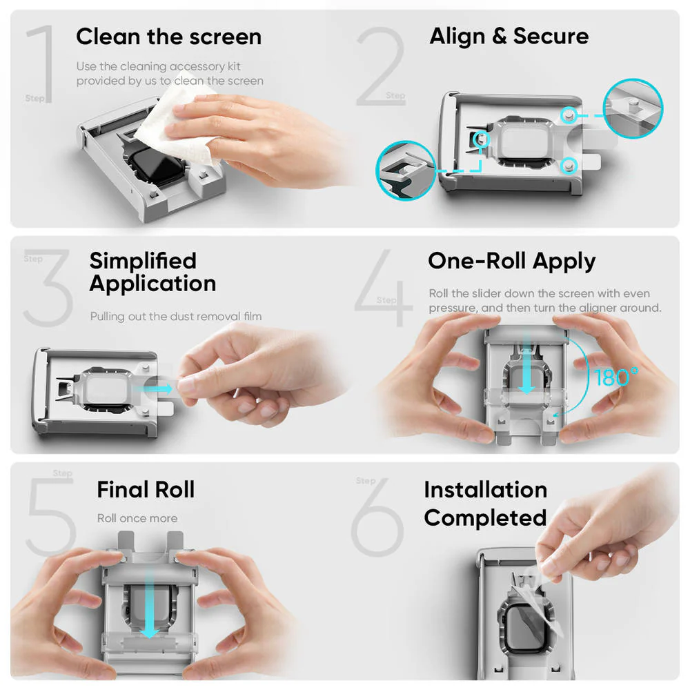 NanoArmour for Apple Watch Series 11 / Series 10 3D Screen Protector - Image 6