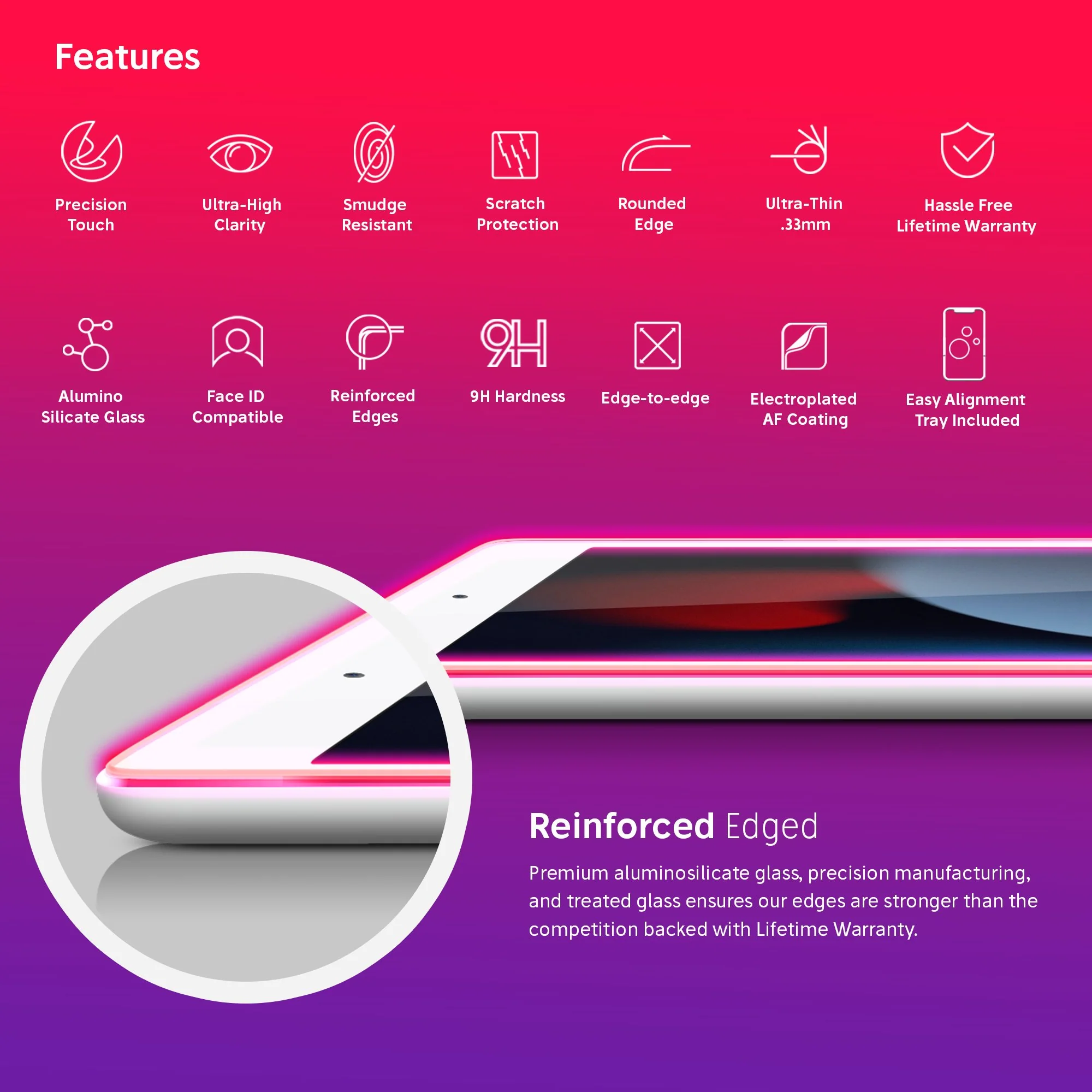 FLOLAB Ultra Clear Screen Protector for 9th Gen iPad - Image 3