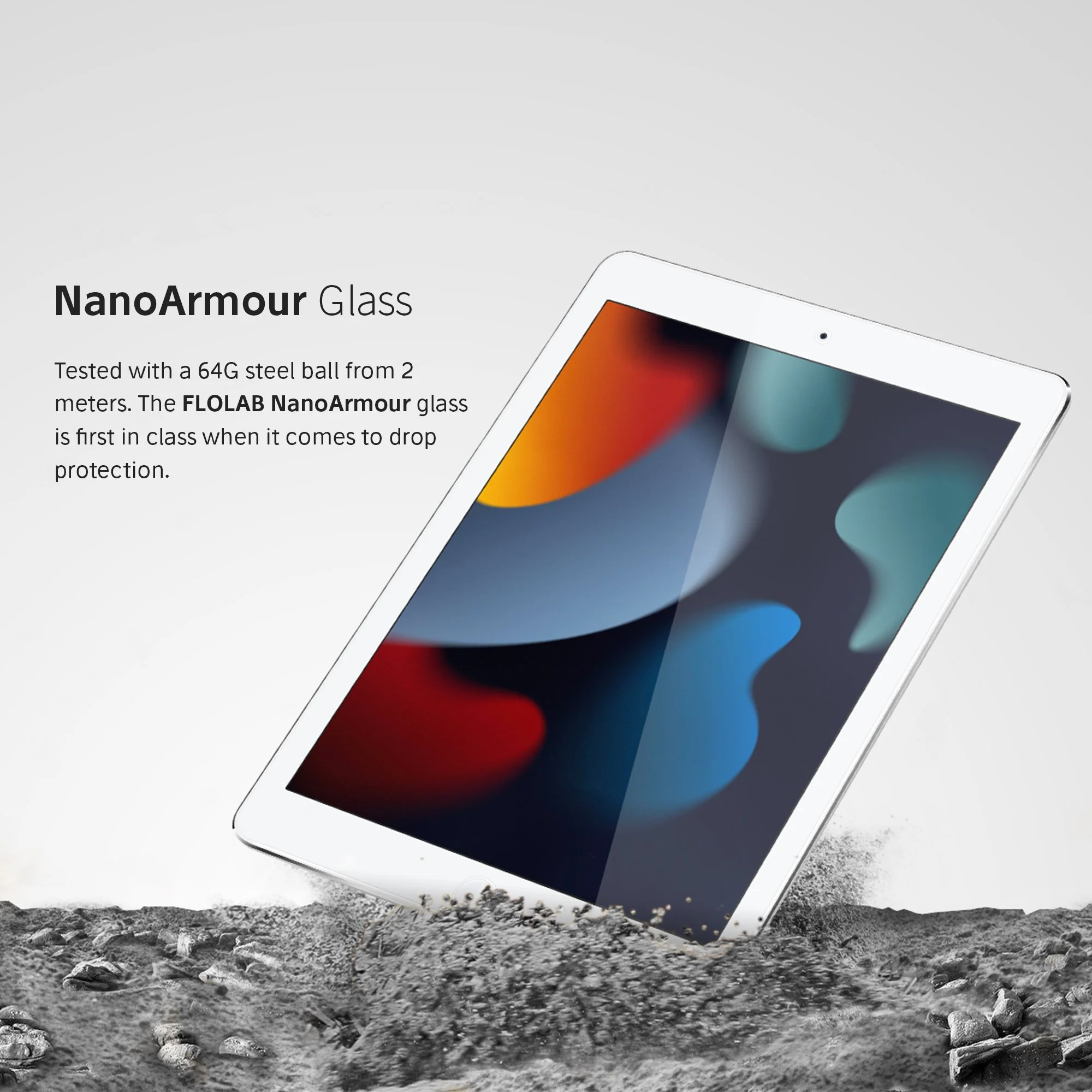FLOLAB Ultra Clear Screen Protector for 9th Gen iPad - Image 4