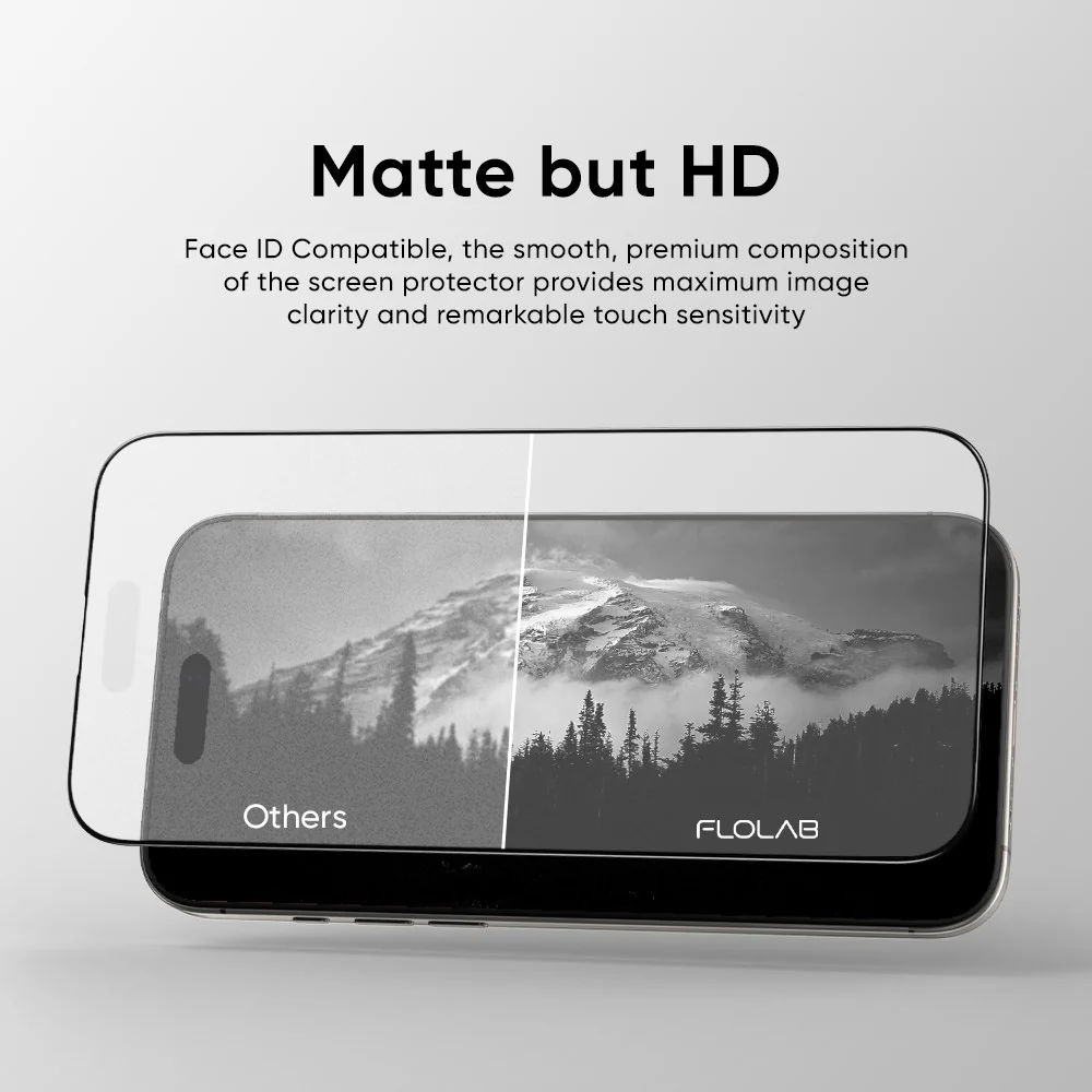 NanoArmour ONETIME MAX Matte Anti-Glare PolarSpectra – iPhone 16 Series - Image 3