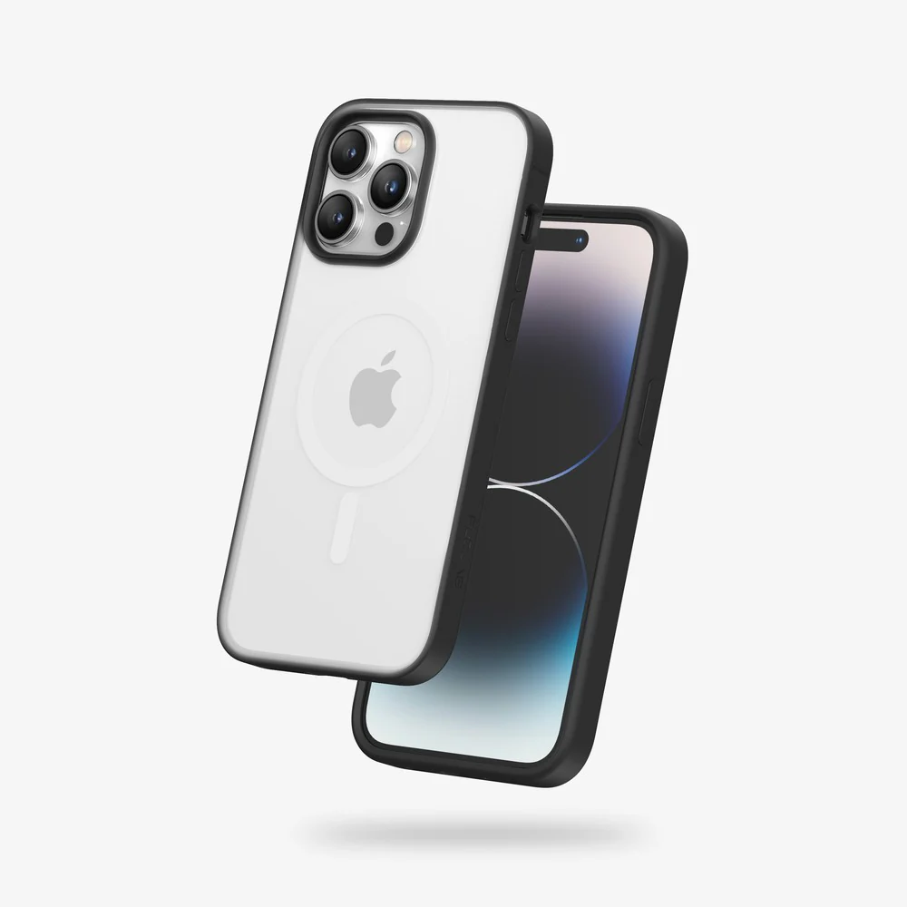 FLOLAB Surtect Tri-Fusion MagSafe Compatible Case – iPhone 14 Series (Black Frost) - Image 21