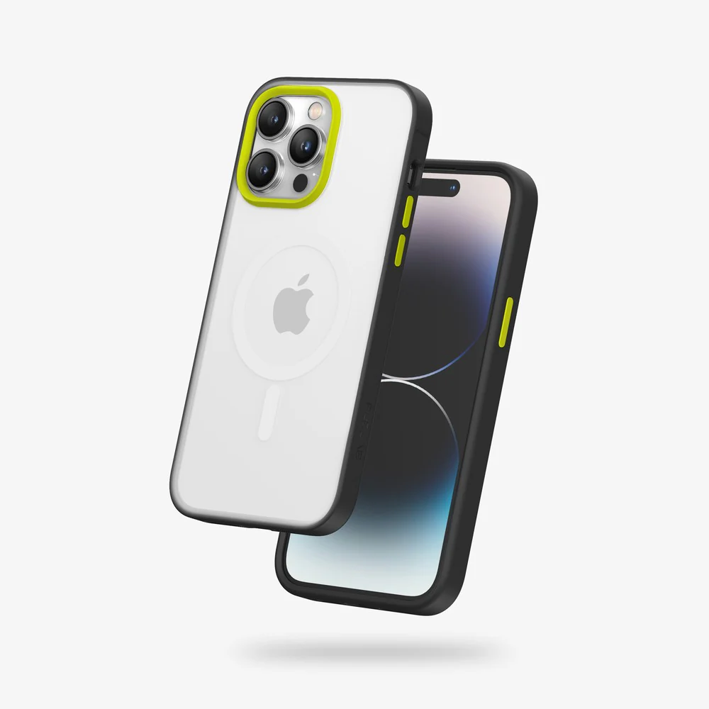 FLOLAB Surtect Tri-Fusion MagSafe Compatible Case – iPhone 14 Series (Black Frost) - Image 7