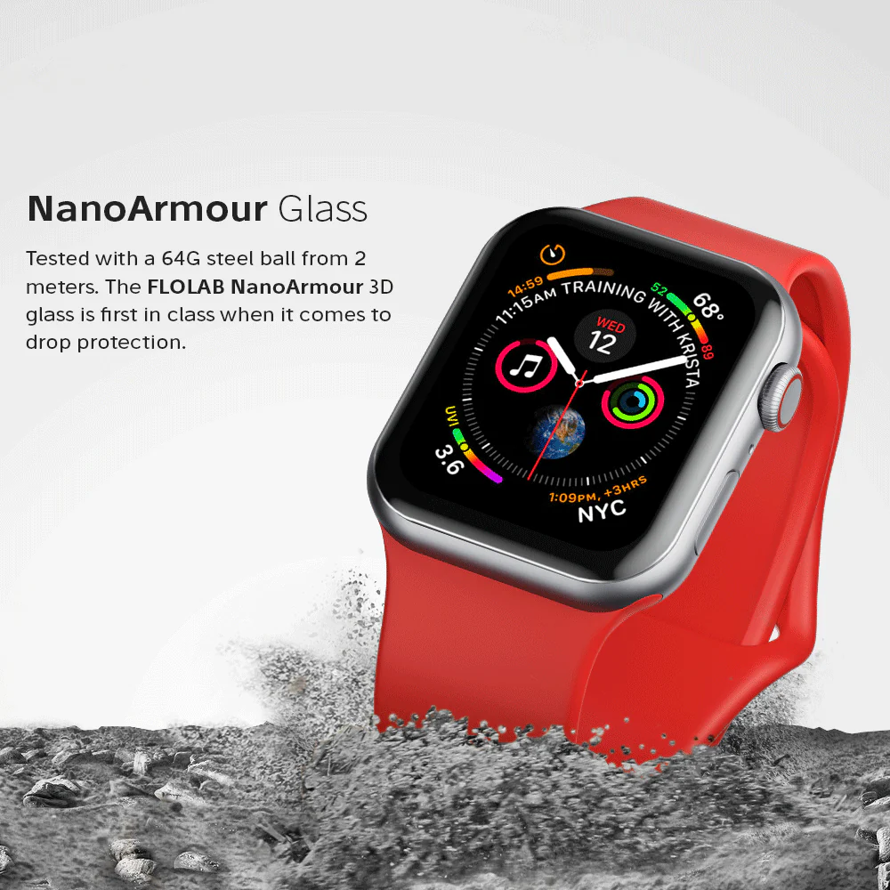 NanoArmour for Apple Watch Screen Protector Series 3 - Image 4