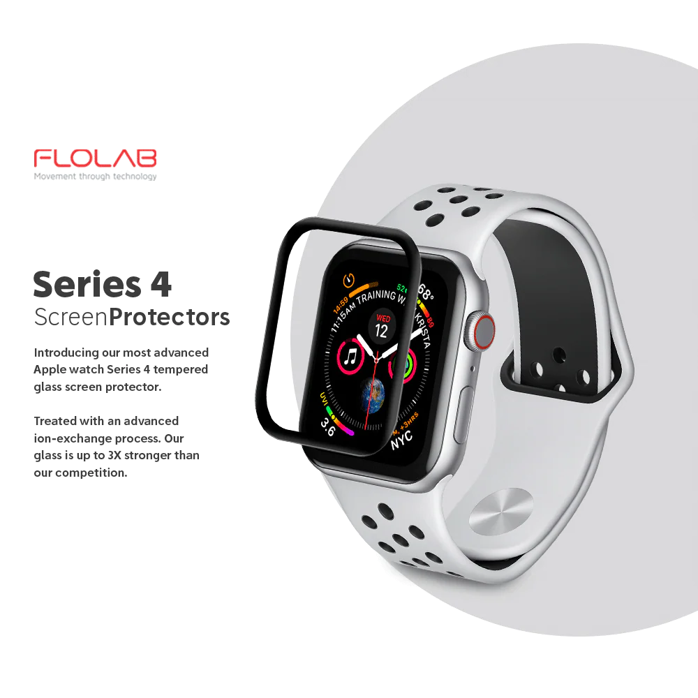 NanoArmour for Apple Watch Screen Protector Series 4 - Image 6
