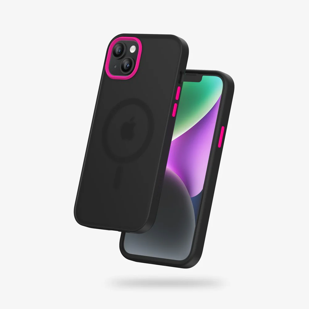 FLOLAB Surtect Tri-Fusion MagSafe Compatible Case – iPhone 14 Series (Stealth Black Frost) - Image 15