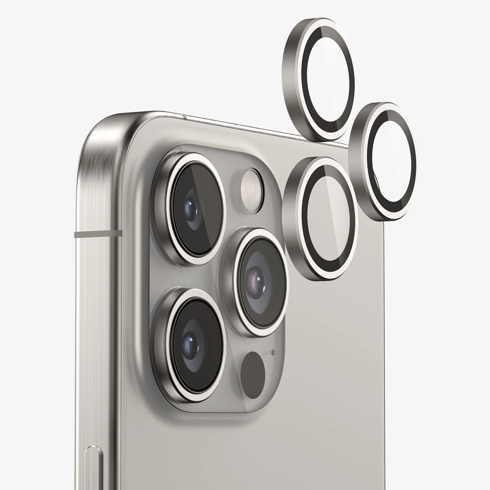 NanoArmour Best for iPhone 15 Pro Max Anti Reflective Camera Protector - Image 3