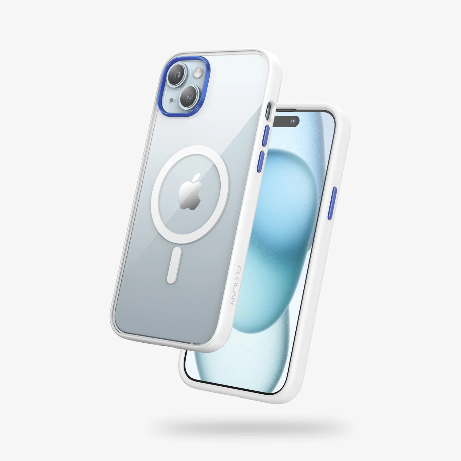 FLOLAB Surtect Tri-Fusion MagSafe Compatible Case – iPhone 15 Series (White Clear) - Image 15