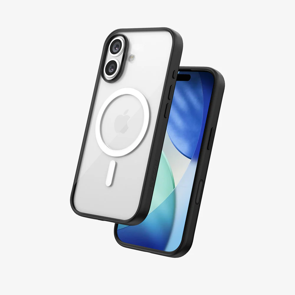 FLOLAB Surtect Tri-Fusion MagSafe Compatible Case – iPhone 17 Series (Black Clear White Ring) - Image 7