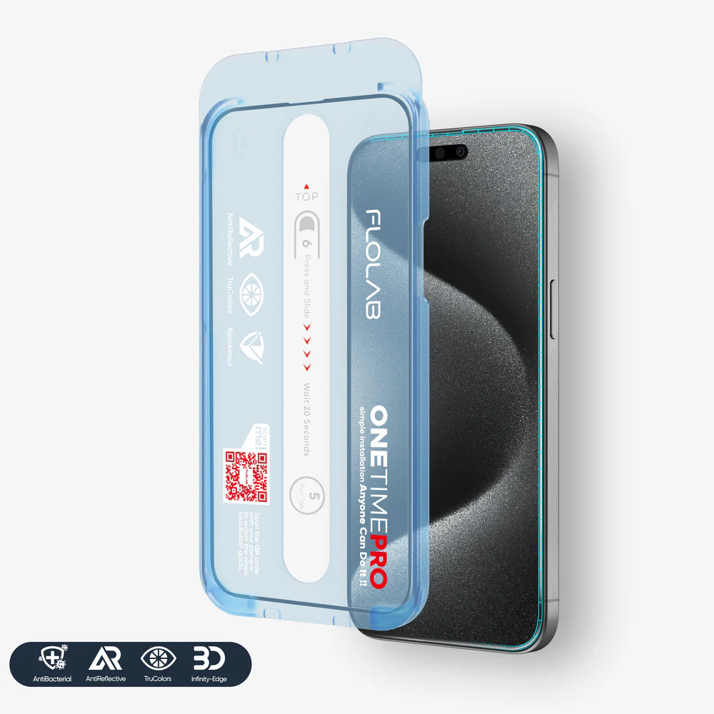 NanoArmour ONETIME PRO Anti Reflective PolarSpectra Infinity Edge – iPhone 16 Series (.7mm Bezels) - Image 9