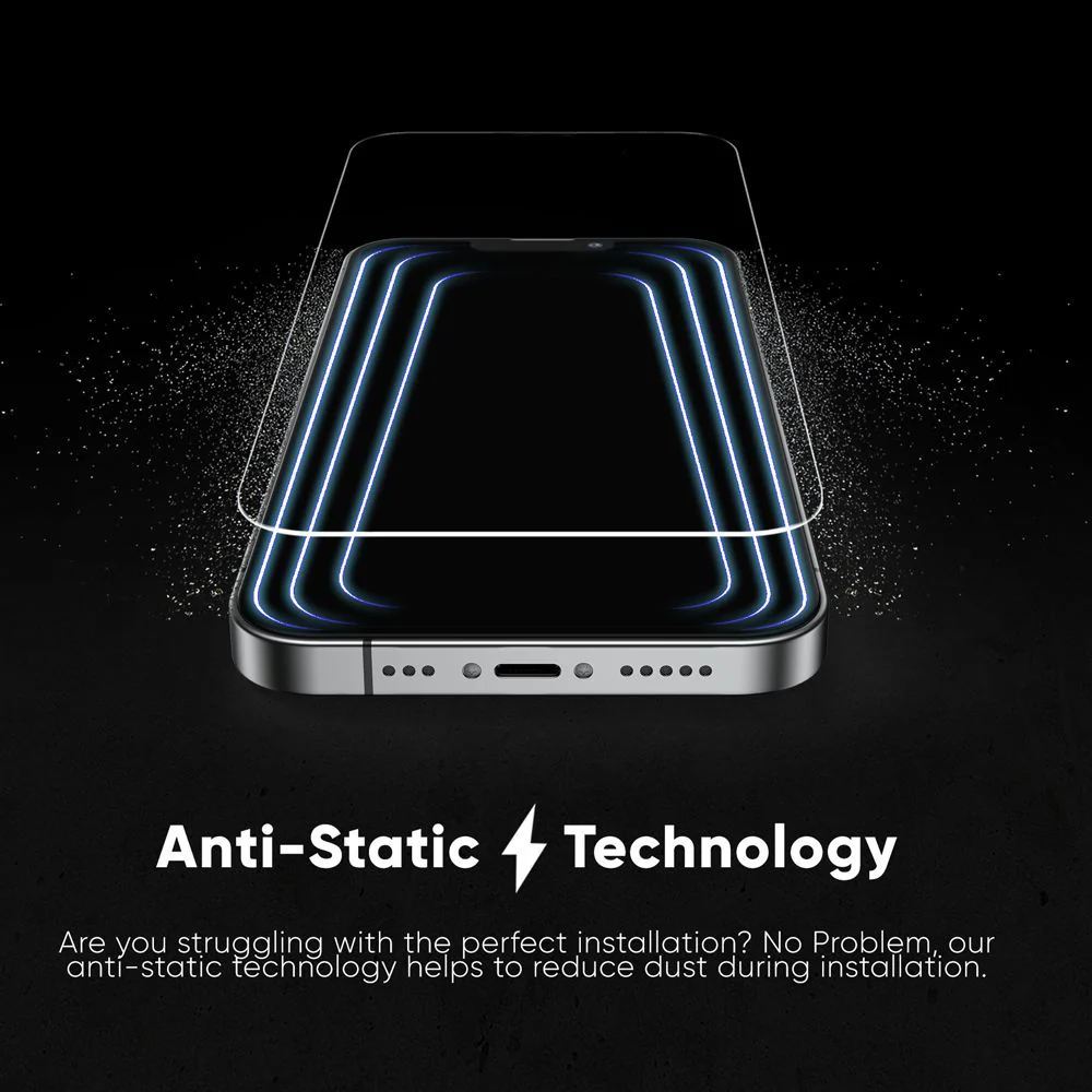 FLOLAB ONETIME NanoArmour 2-Pack Ultra Clear Screen Protector – iPhone 16 Series - Image 6