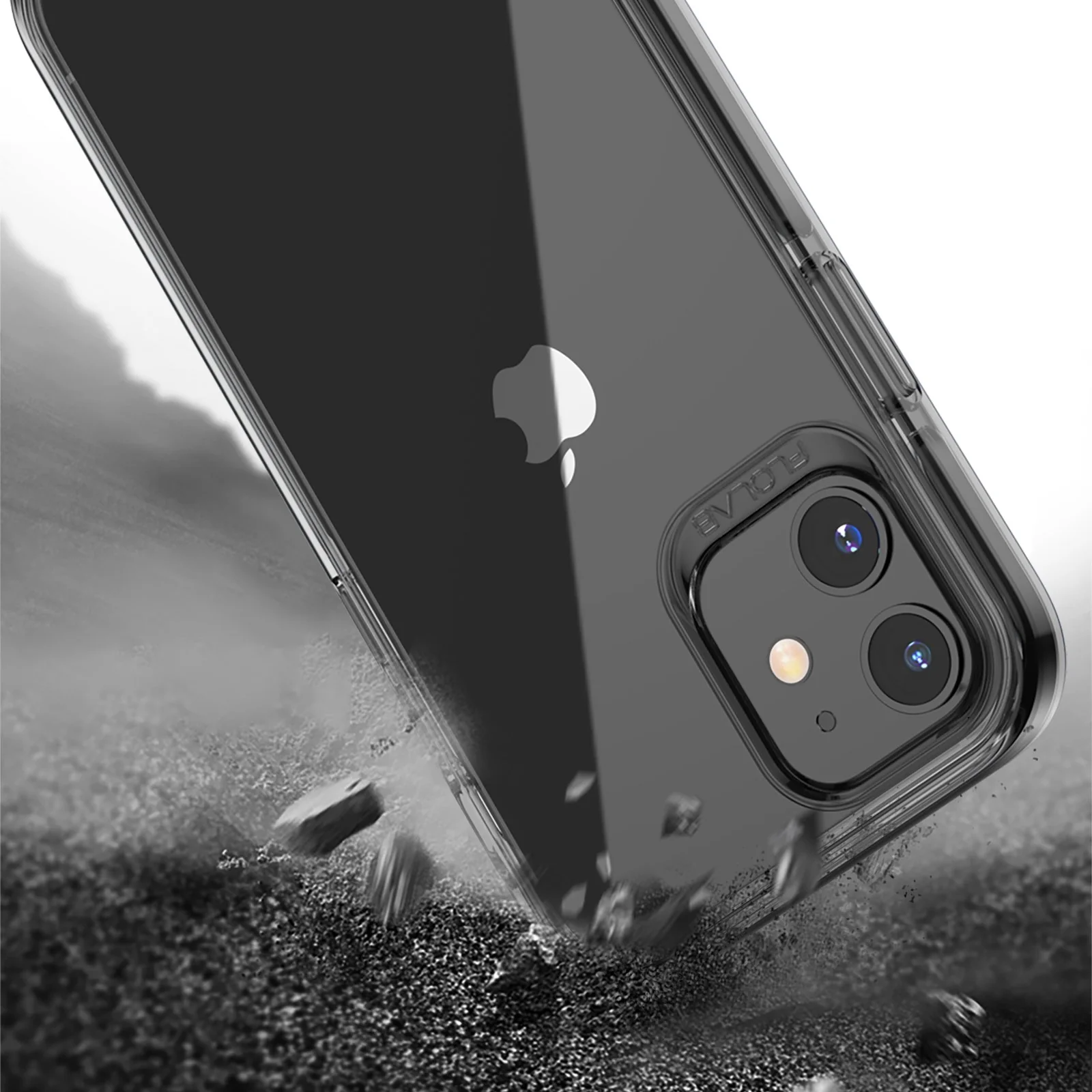 Black Clear for iPhone 12 mini Cases TAFFYCA Series - Image 2