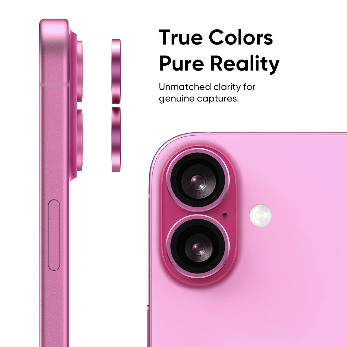 NanoArmour Camera Protector Anti Reflective – iPhone 16 / iPhone 16 Plus (5 Colors) - Image 3