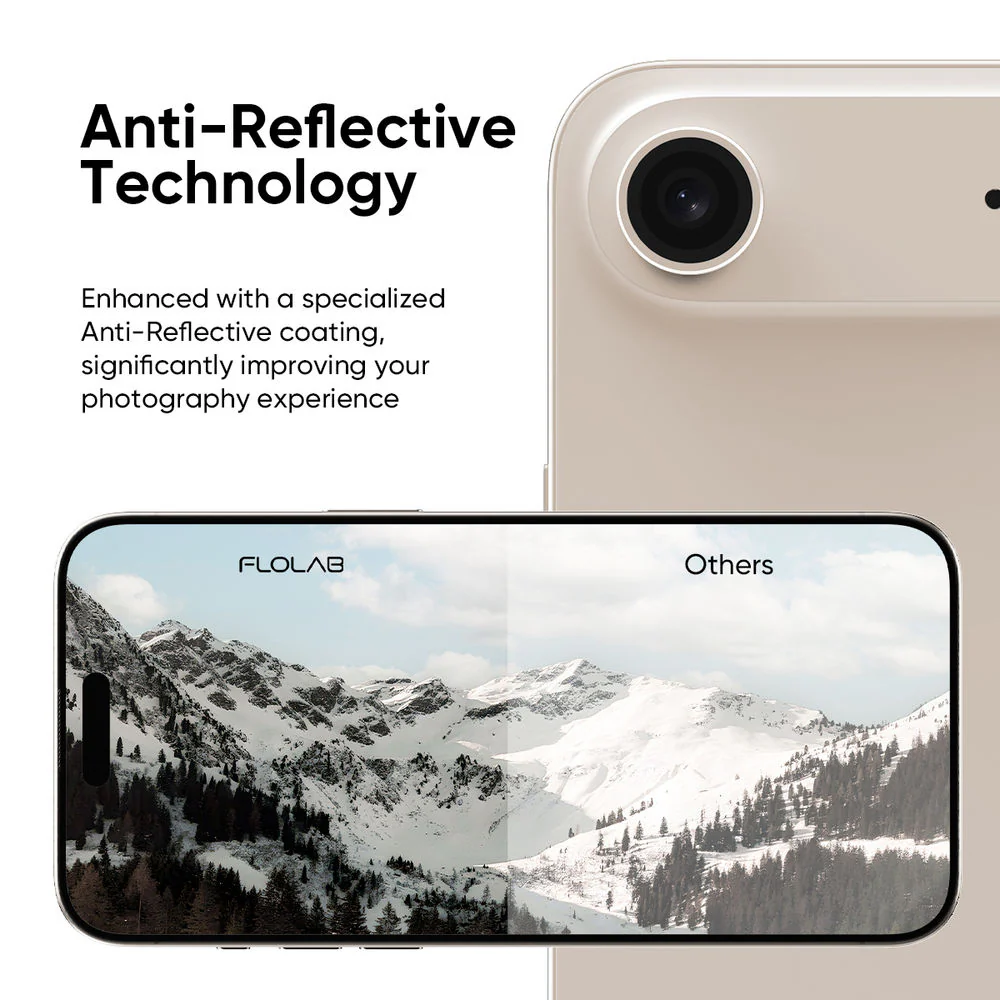 NanoArmour Camera Protector – iPhone 17 Air Anti Reflective - Image 3