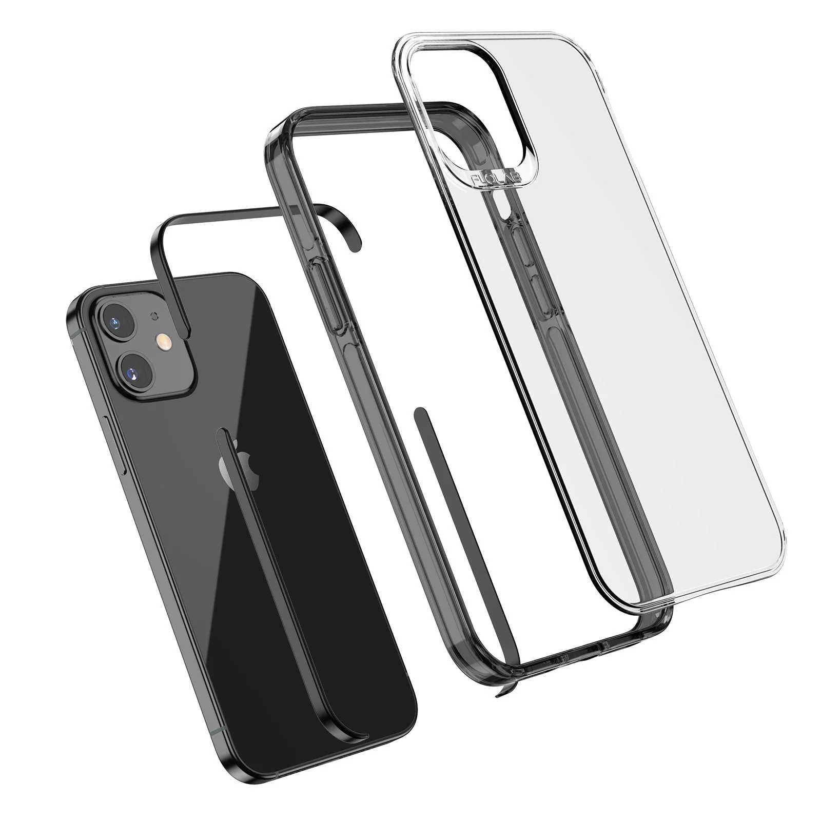 Black Case for iPhone 12 Pro Max TAFFYCA Series - Image 3