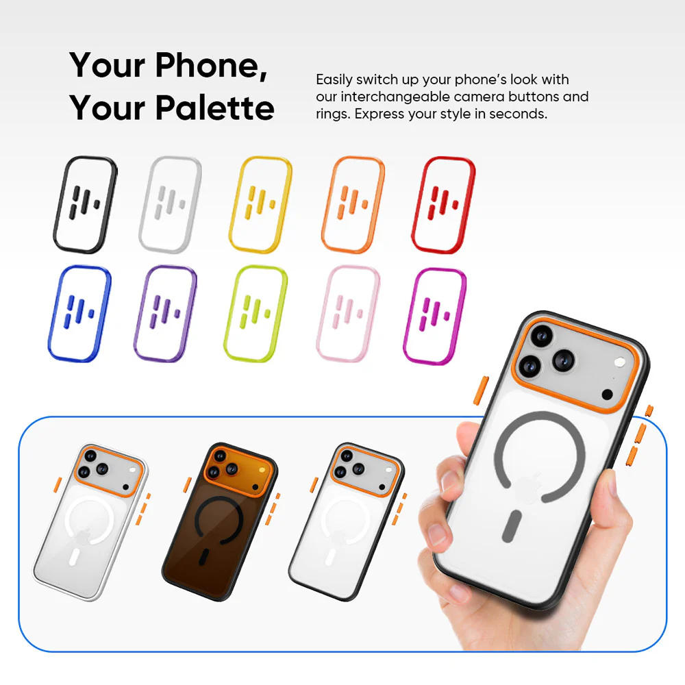 FLOLAB Surtect Tri-Fusion MagSafe Compatible Case – iPhone 17 Series (Black Frost) - Image 3