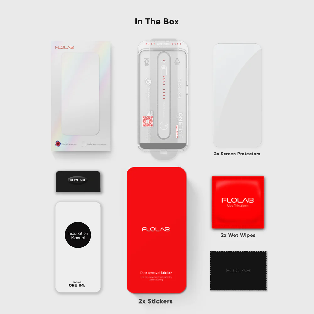 FLOLAB NanoArmour ONETIME 2-Pack Ultra Clear – Samsung Galaxy S25 Edge - Image 6