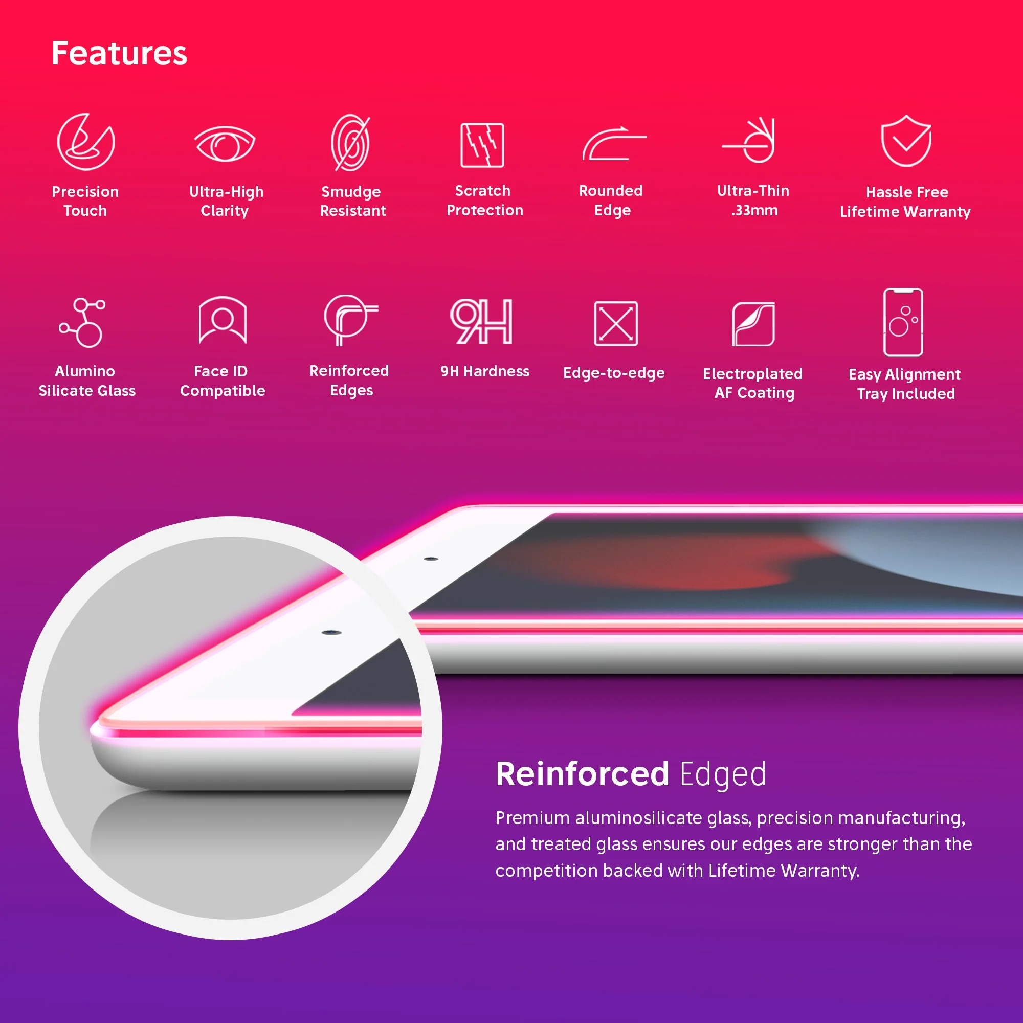 FLOLAB Anti-Glare Matte Screen Protector for iPad 9th Gen - Image 3