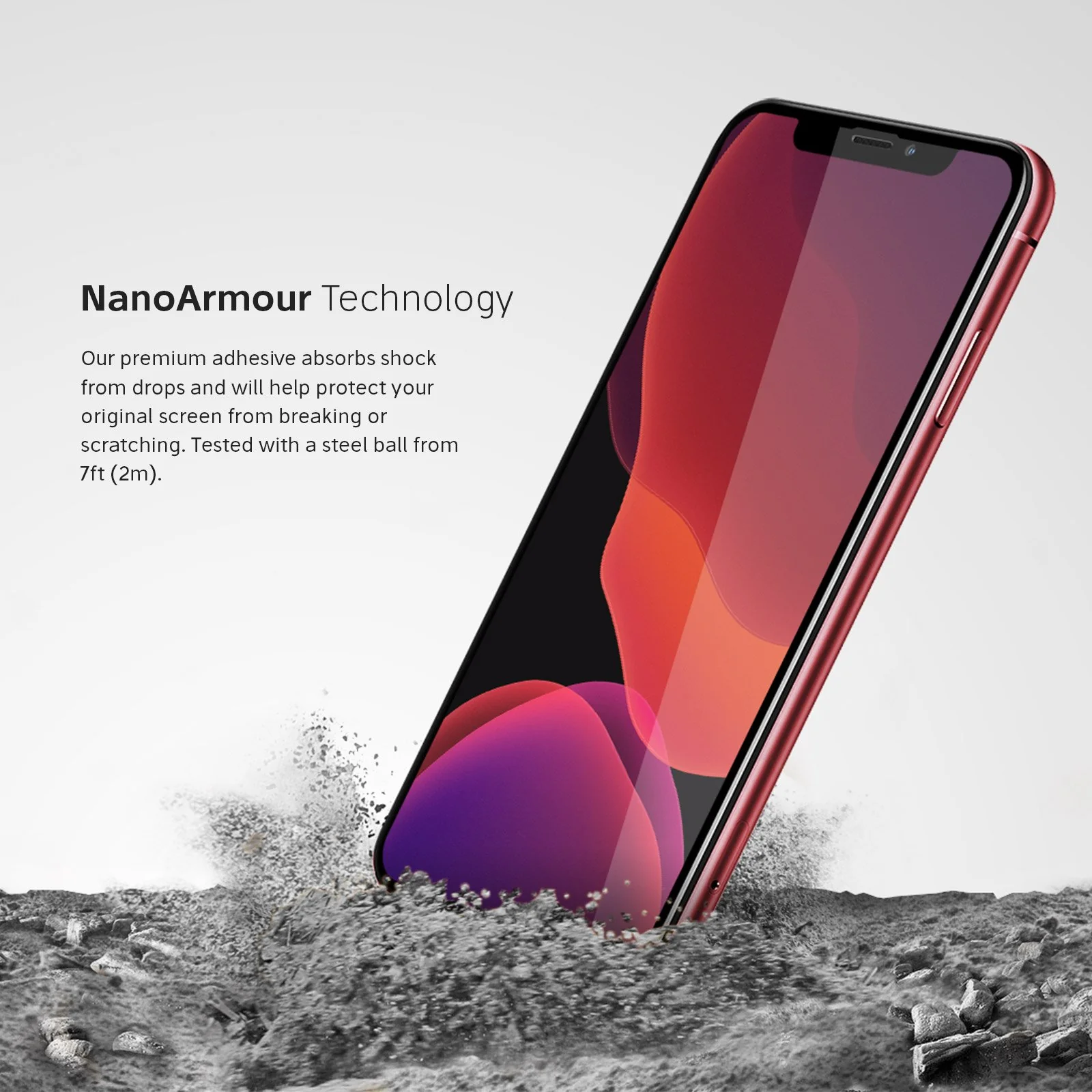 NanoArmour 3D for iPhone 11 Screen Protector Edge-to-Edge - Image 5