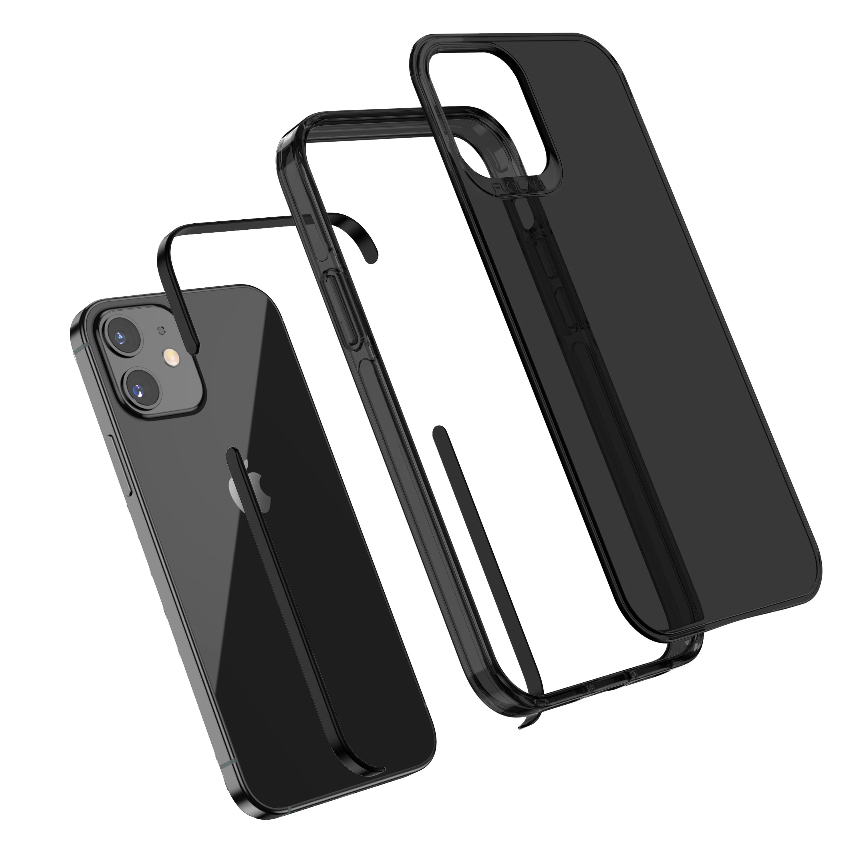 All Black Everything TAFFYCA Series for iPhone 12 mini Phone Case - Image 3