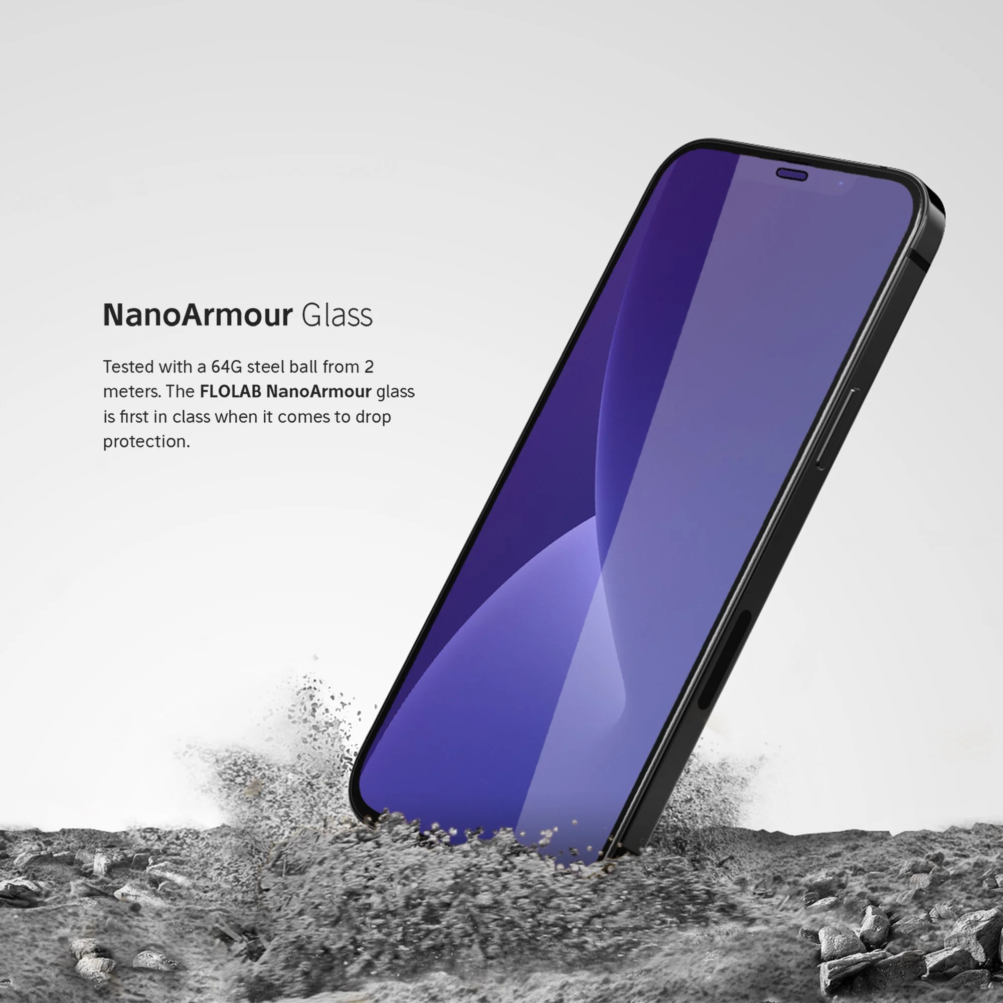 NanoArmour for 12 Pro Max Anti-Blue light Screen Protector Edge-to-Edge - Image 3