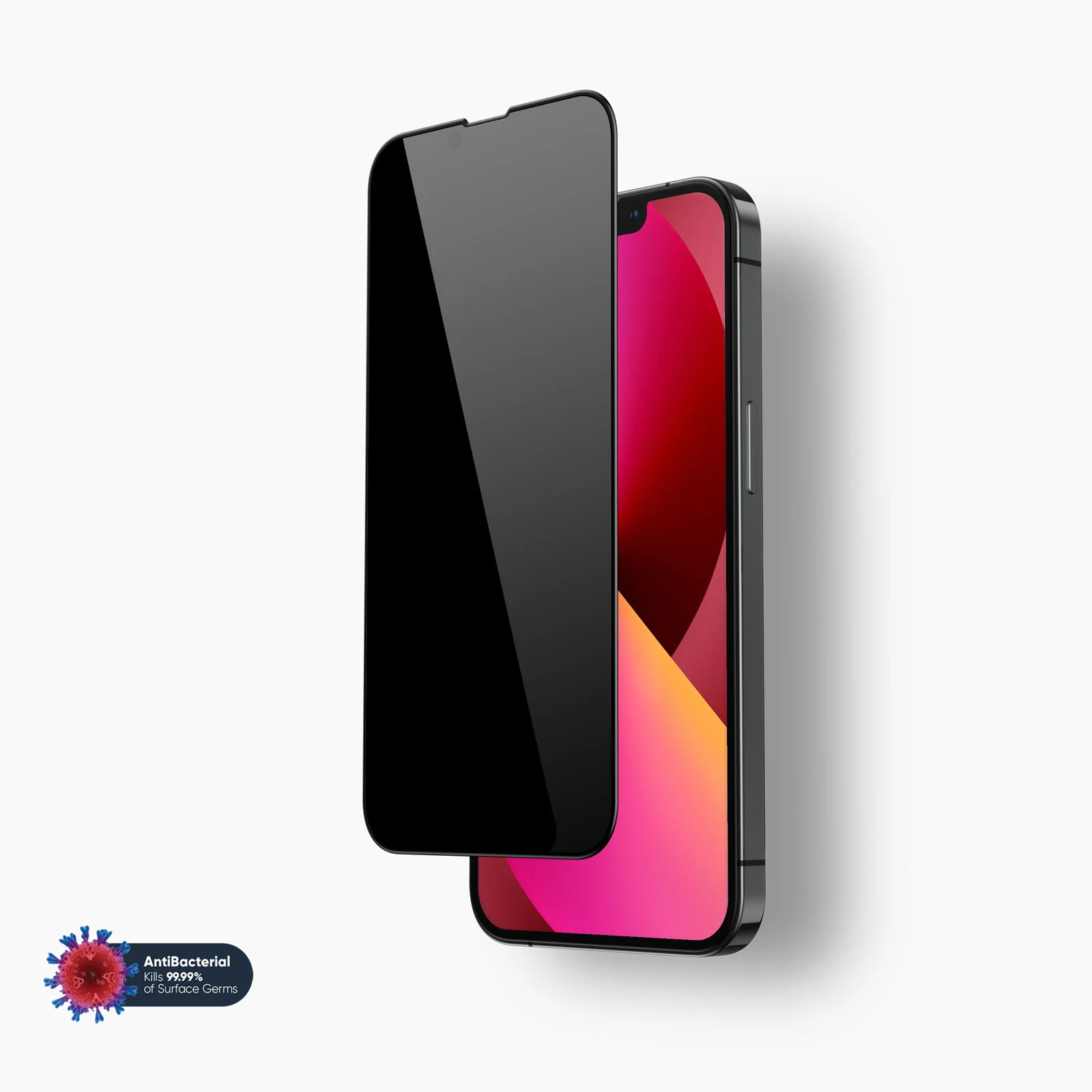 NanoArmour for iPhone 13 mini Privacy Screen Protector Edge-to-Edge