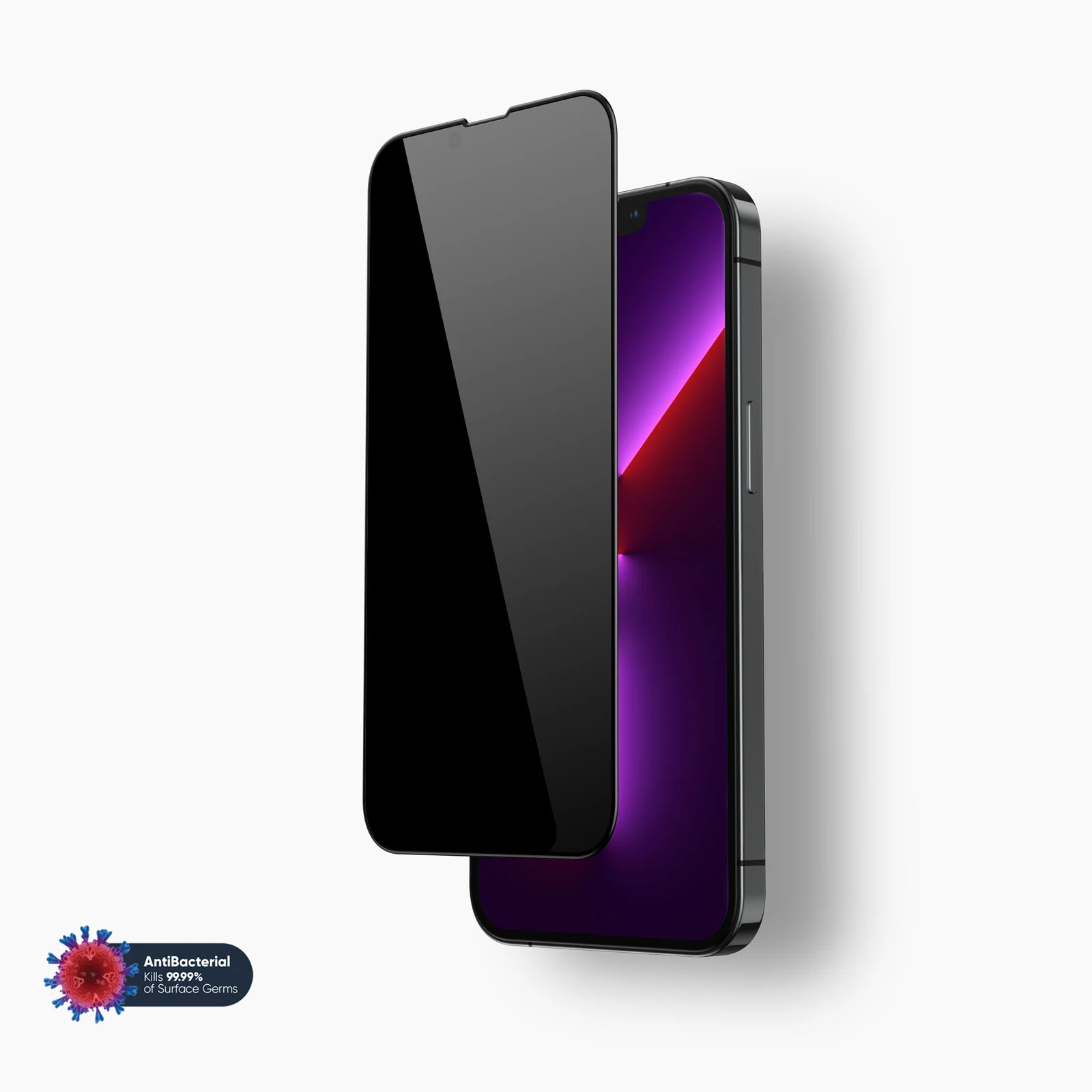 NanoArmour for iPhone 13 Pro Privacy Screen Protector Edge-to-Edge