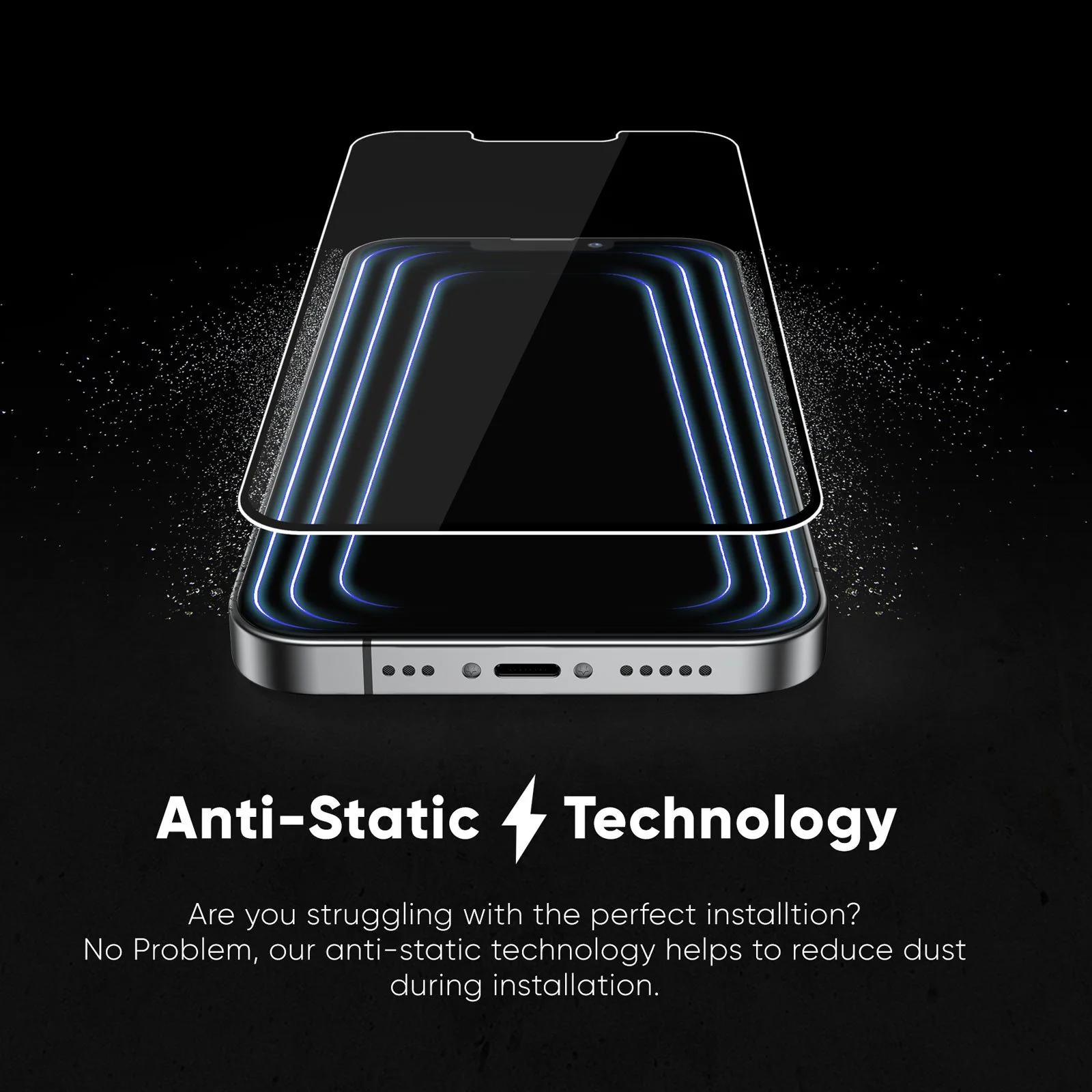 NanoArmour for iPhone 13 Pro Screen Protector Edge-to-Edge - Image 2