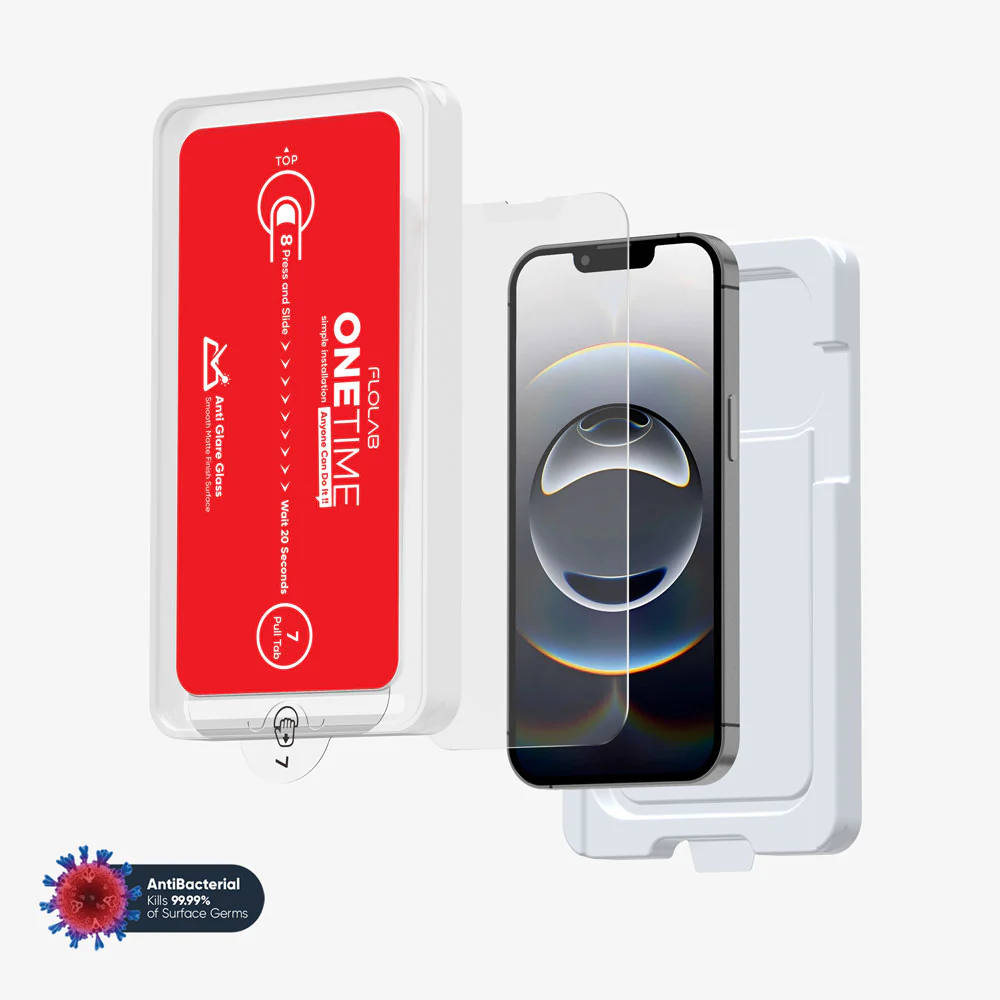 ONETIME NanoArmour for iPhone Anti-Glare Screen Protector: Dust-Free Installation, Case Friendly, Matte - Image 11