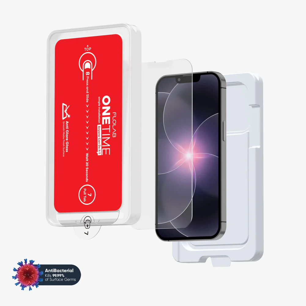 ONETIME NanoArmour for iPhone Anti-Glare Screen Protector: Dust-Free Installation, Case Friendly, Matte - Image 12