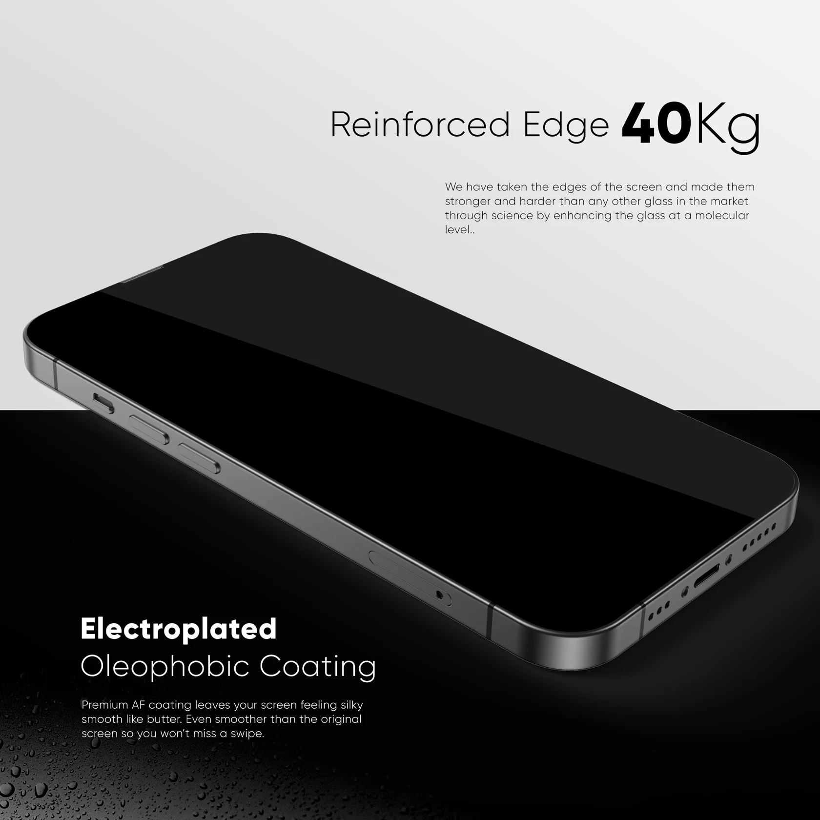 NanoArmour Privacy Screen for iPhone 14 Plus Anti-Dust Edge-to-Edge - Image 3
