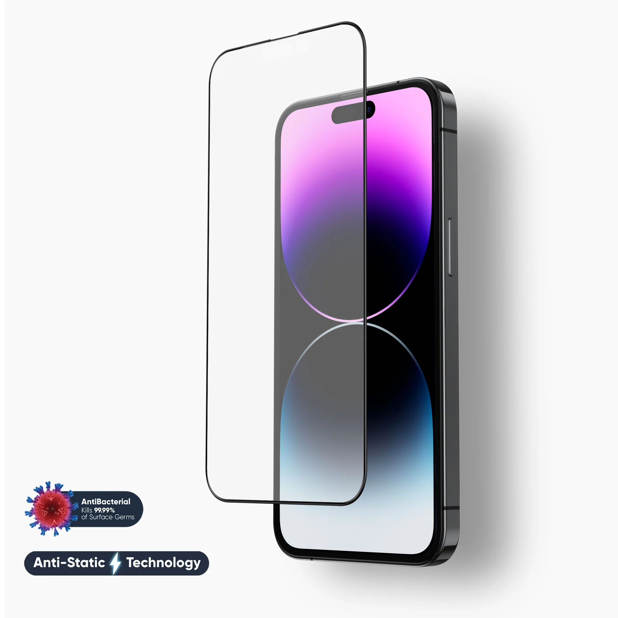 NanoArmour for iPhone 14 Pro Max Anti-Glare Matte Anti-Dust Edge-to-Edge