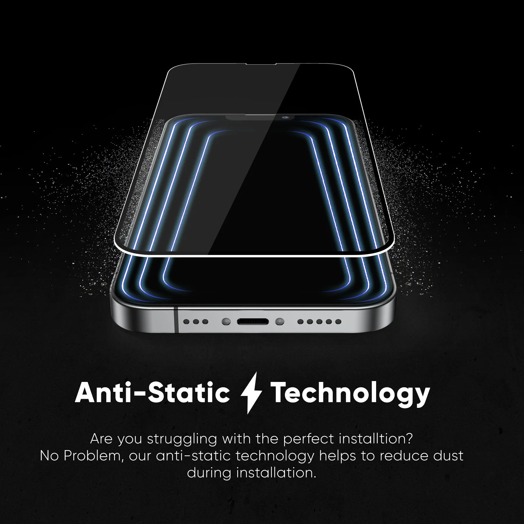 NanoArmour for iPhone 14 Pro Max Anti-Glare Matte Anti-Dust Edge-to-Edge - Image 2