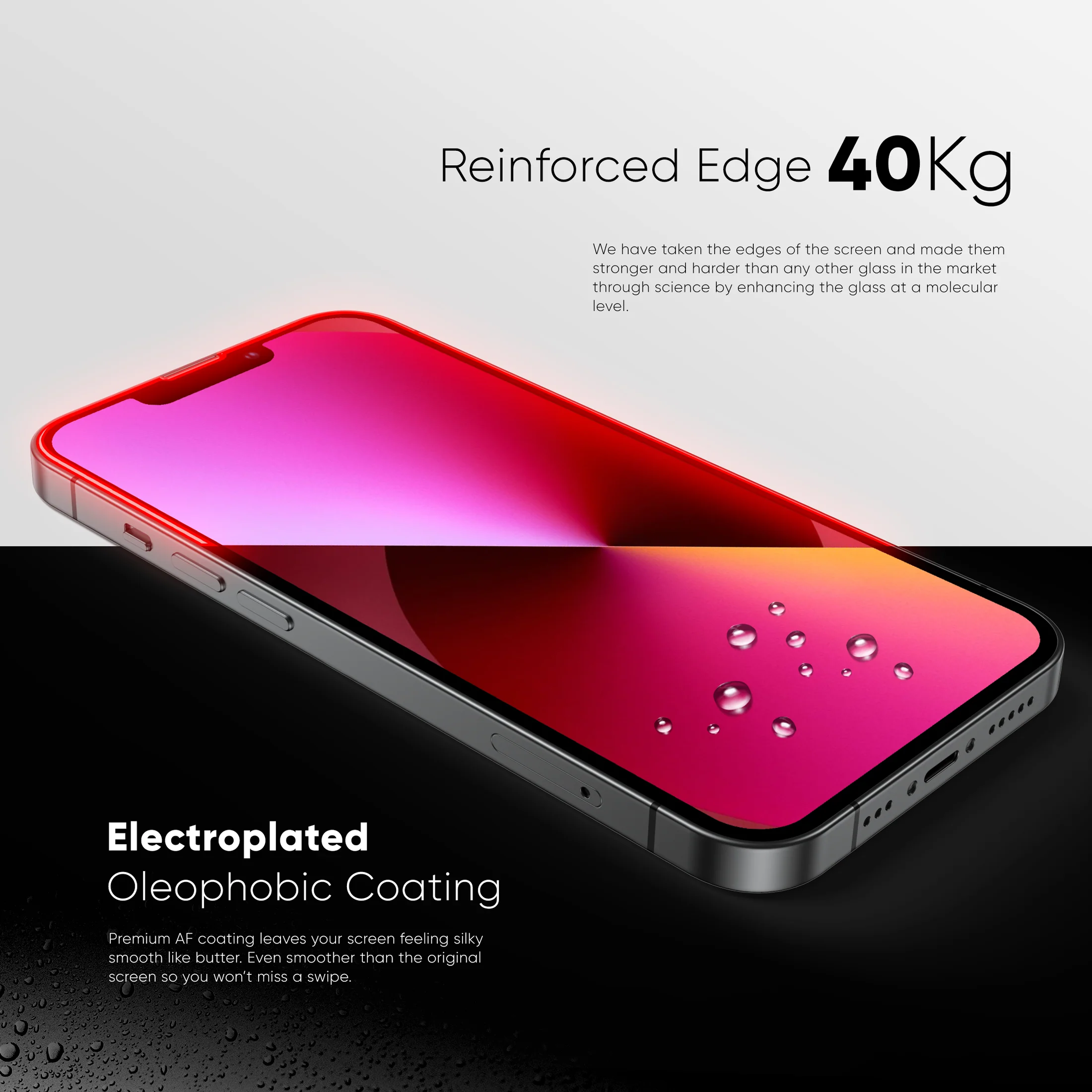 NanoArmour for iPhone 14 Pro Max Anti-Glare Matte Anti-Dust Edge-to-Edge - Image 4