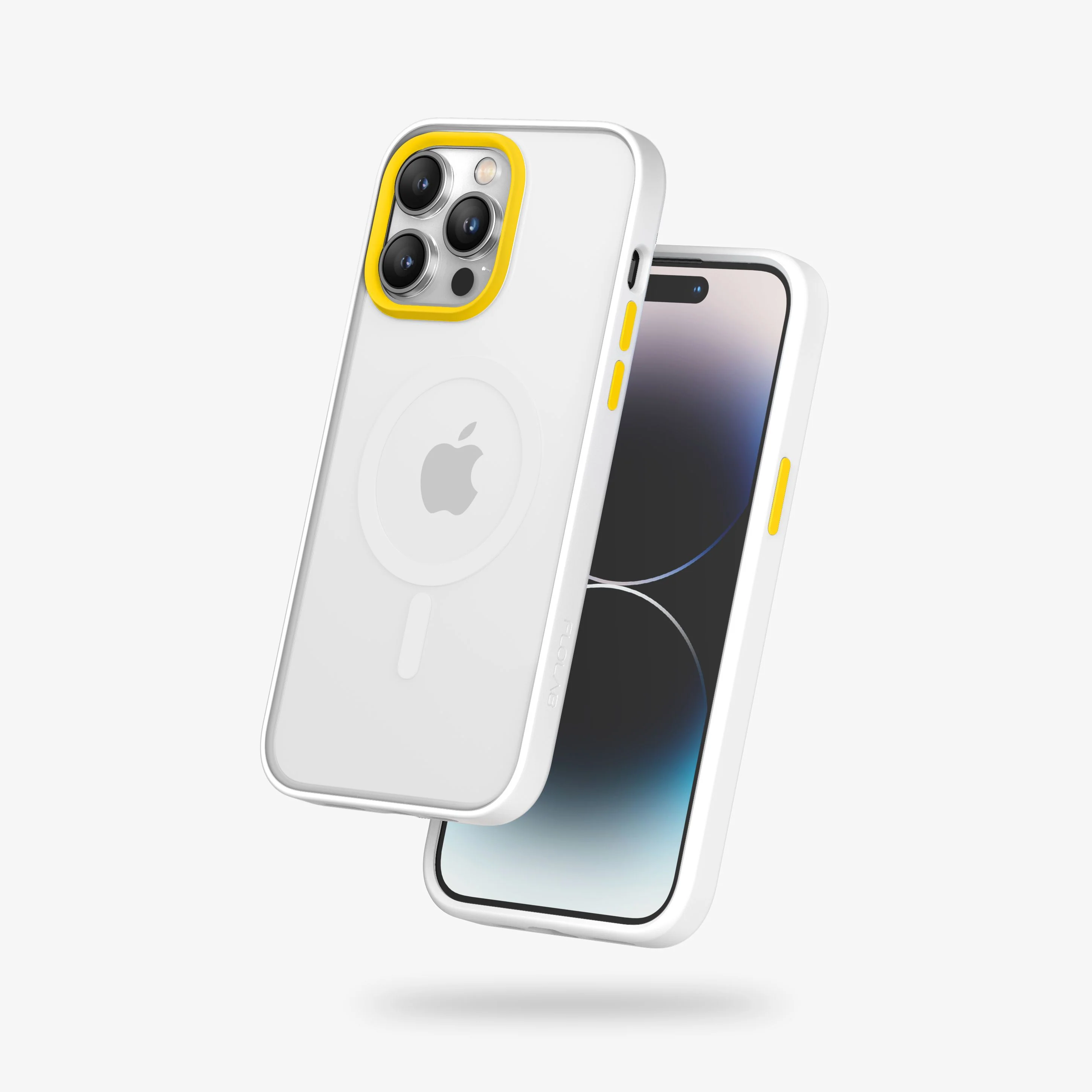 FLOLAB Surtect Tri-Fusion MagSafe Compatible Case – iPhone 14 Series (White Frost) - Image 10