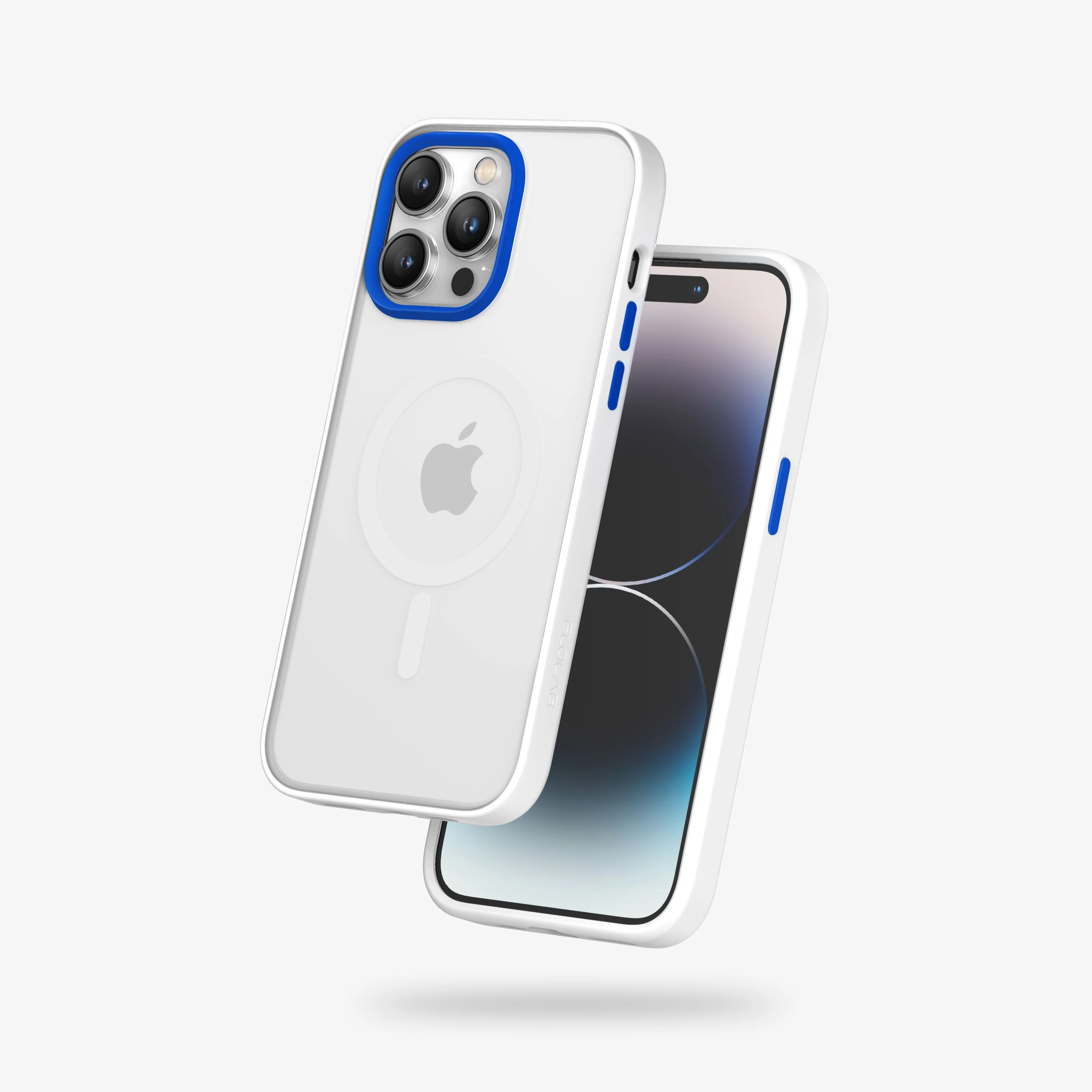 FLOLAB Surtect Tri-Fusion MagSafe Compatible Case – iPhone 14 Series (White Frost) - Image 5