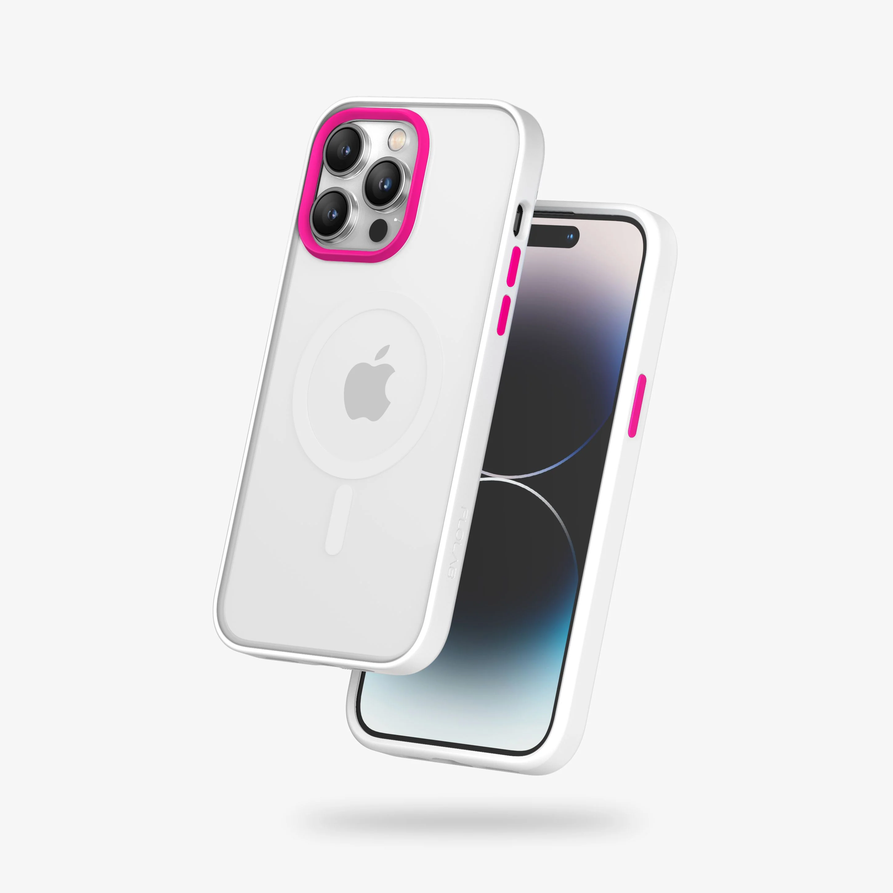 FLOLAB Surtect Tri-Fusion MagSafe Compatible Case – iPhone 14 Series (White Frost) - Image 6