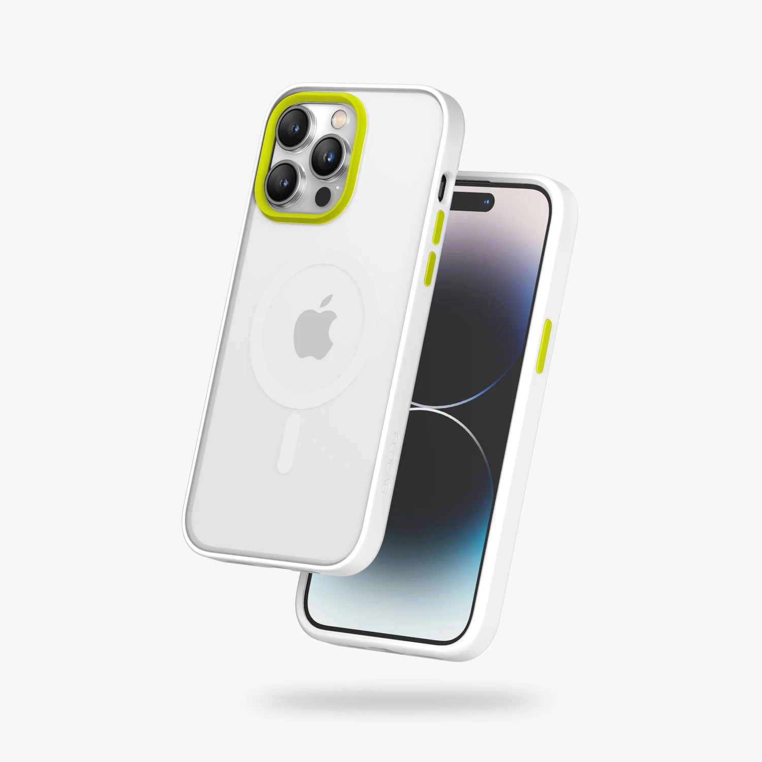 FLOLAB Surtect Tri-Fusion MagSafe Compatible Case – iPhone 14 Series (White Frost) - Image 8