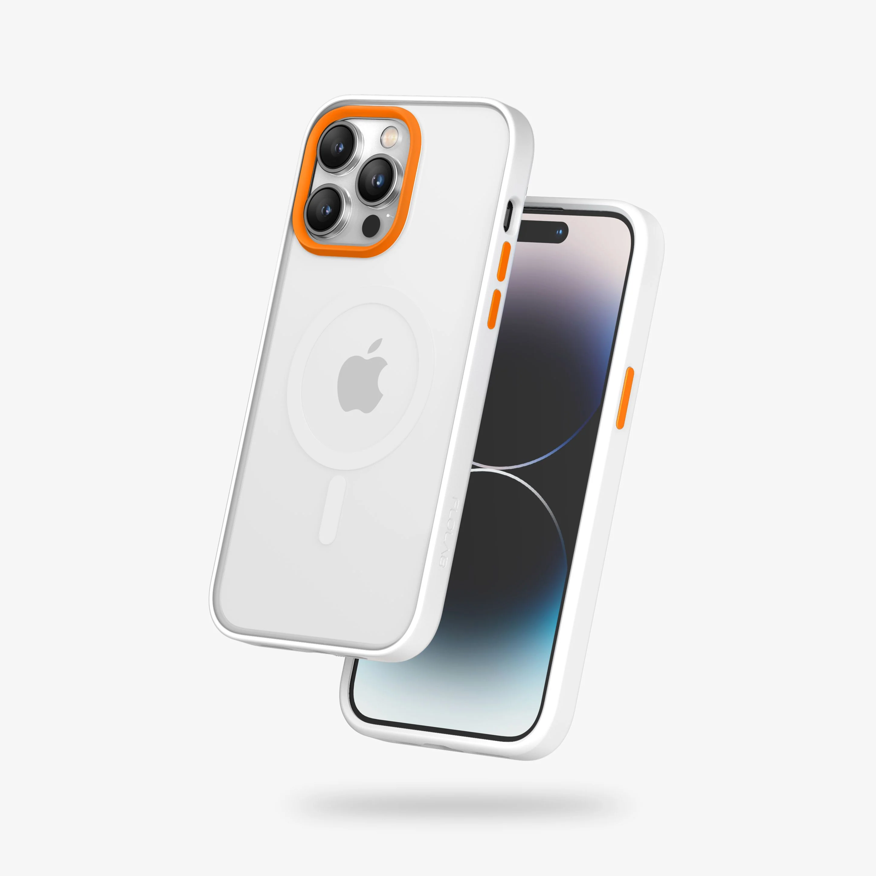 FLOLAB Surtect Tri-Fusion MagSafe Compatible Case – iPhone 14 Series (White Frost) - Image 9