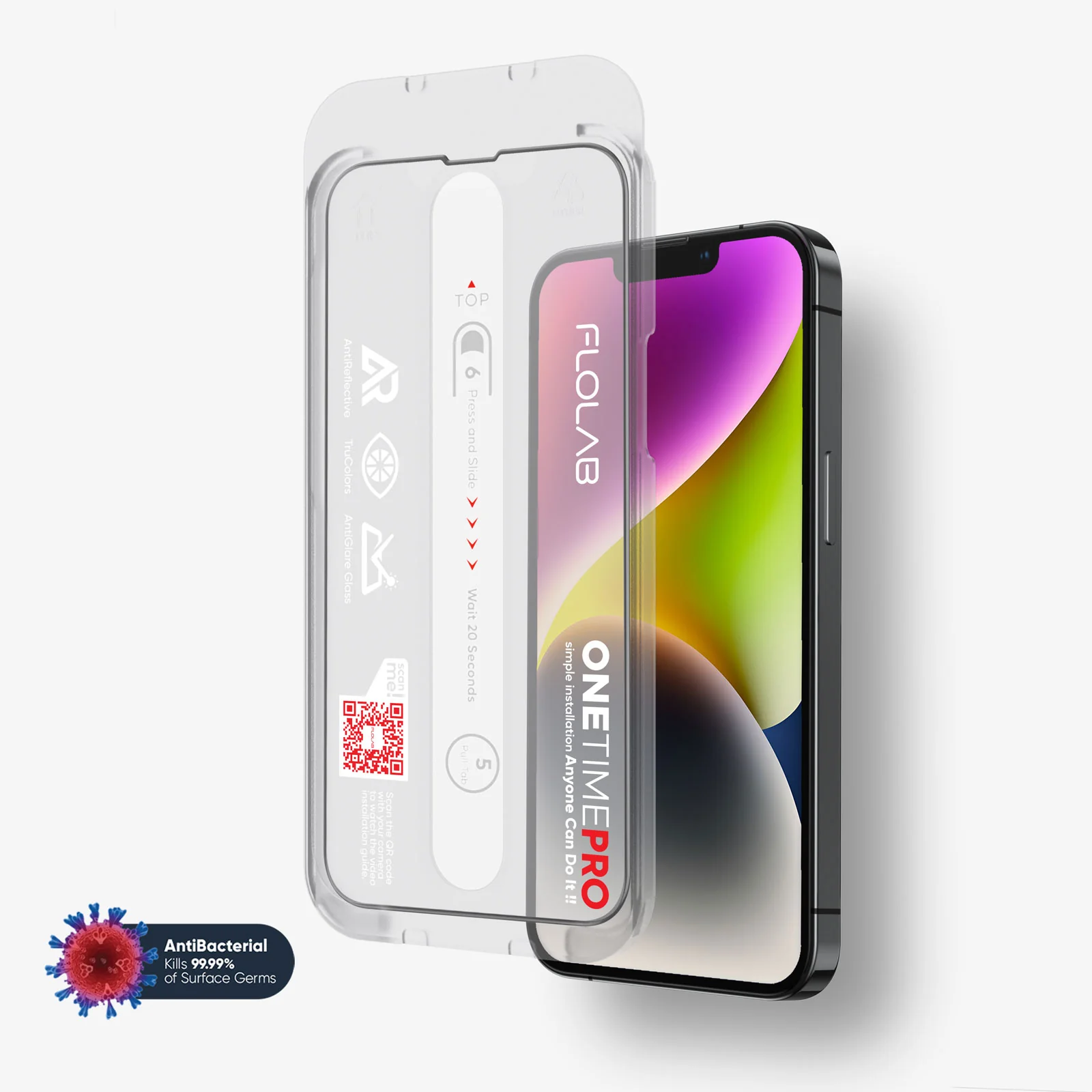 FLOLAB ONETIME PRO Matte Anti-Glare Infinity Edge Screen Protector – iPhone 15 Series - Image 11