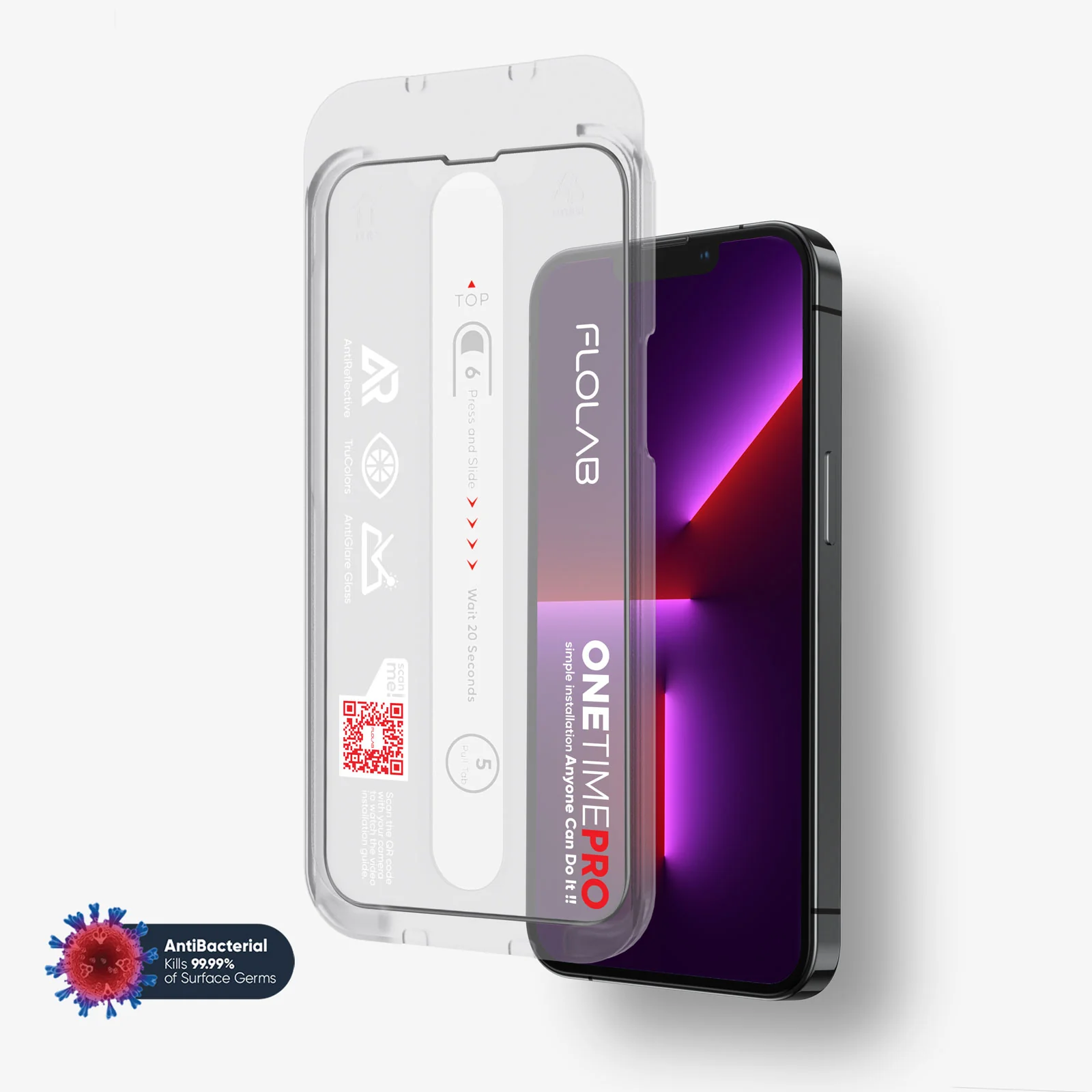 FLOLAB ONETIME PRO Matte Anti-Glare Infinity Edge Screen Protector – iPhone 15 Series - Image 12