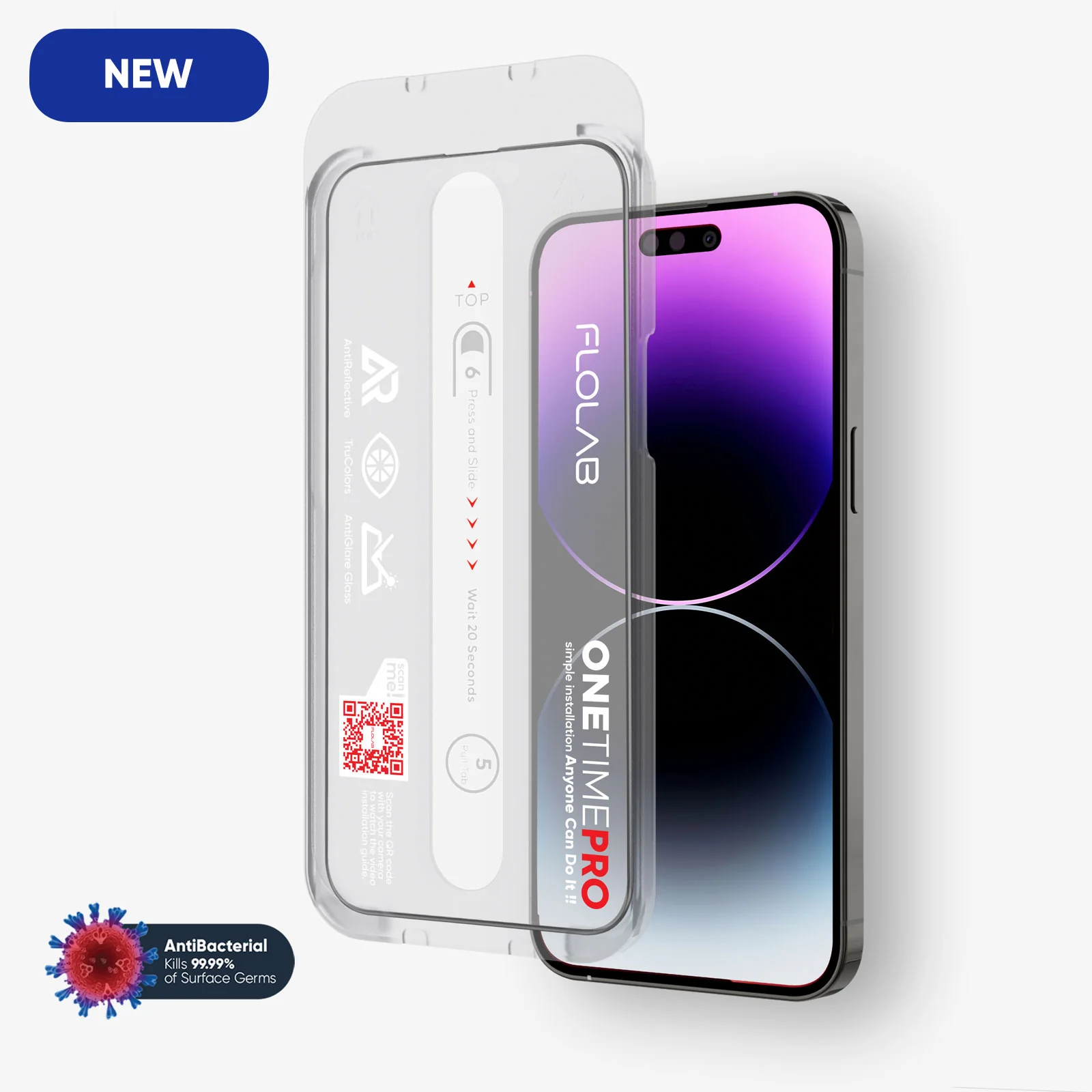 FLOLAB ONETIME PRO Matte Anti-Glare Infinity Edge Screen Protector – iPhone 15 Series - Image 14