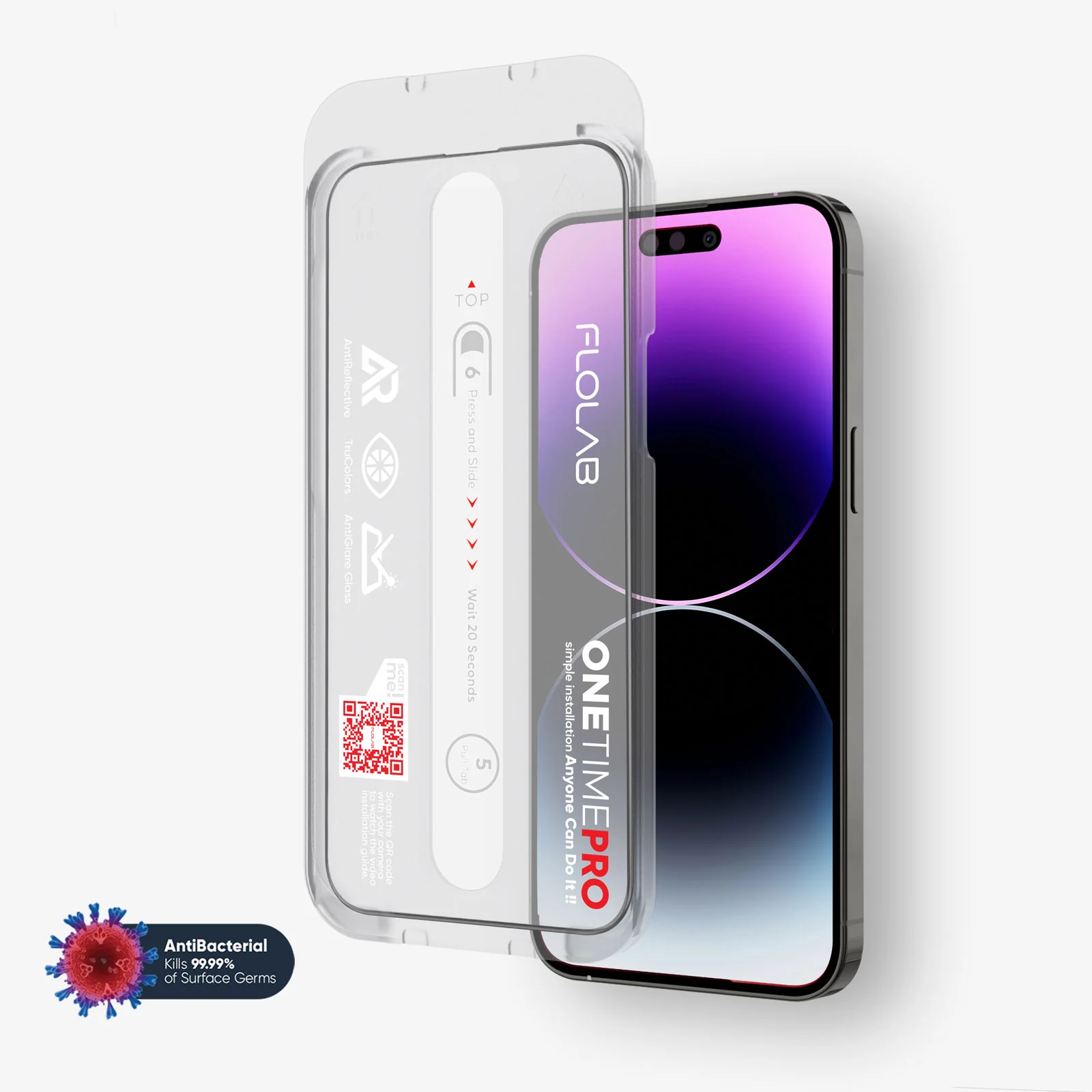FLOLAB ONETIME PRO Matte Anti-Glare Infinity Edge Screen Protector – iPhone 15 Series - Image 15