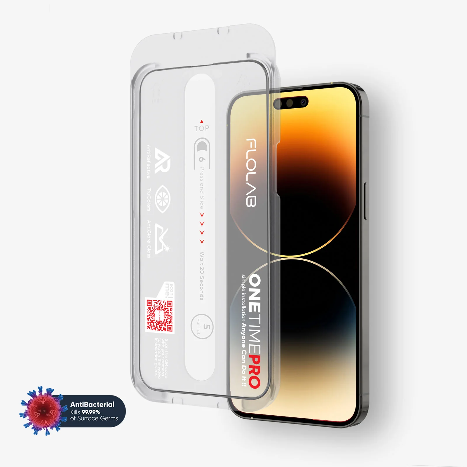 FLOLAB ONETIME PRO Matte Anti-Glare Infinity Edge Screen Protector – iPhone 15 Series - Image 9