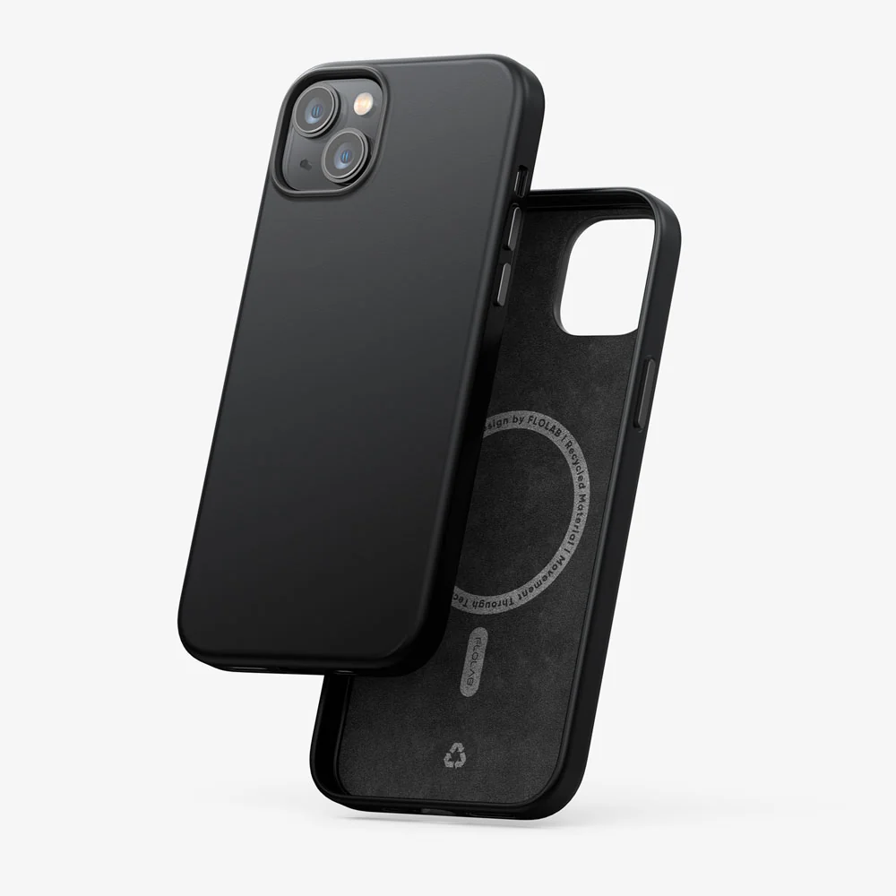 TerraTact NAPA Leather Case – iPhone 15 Series (Midnight Black) - Image 6