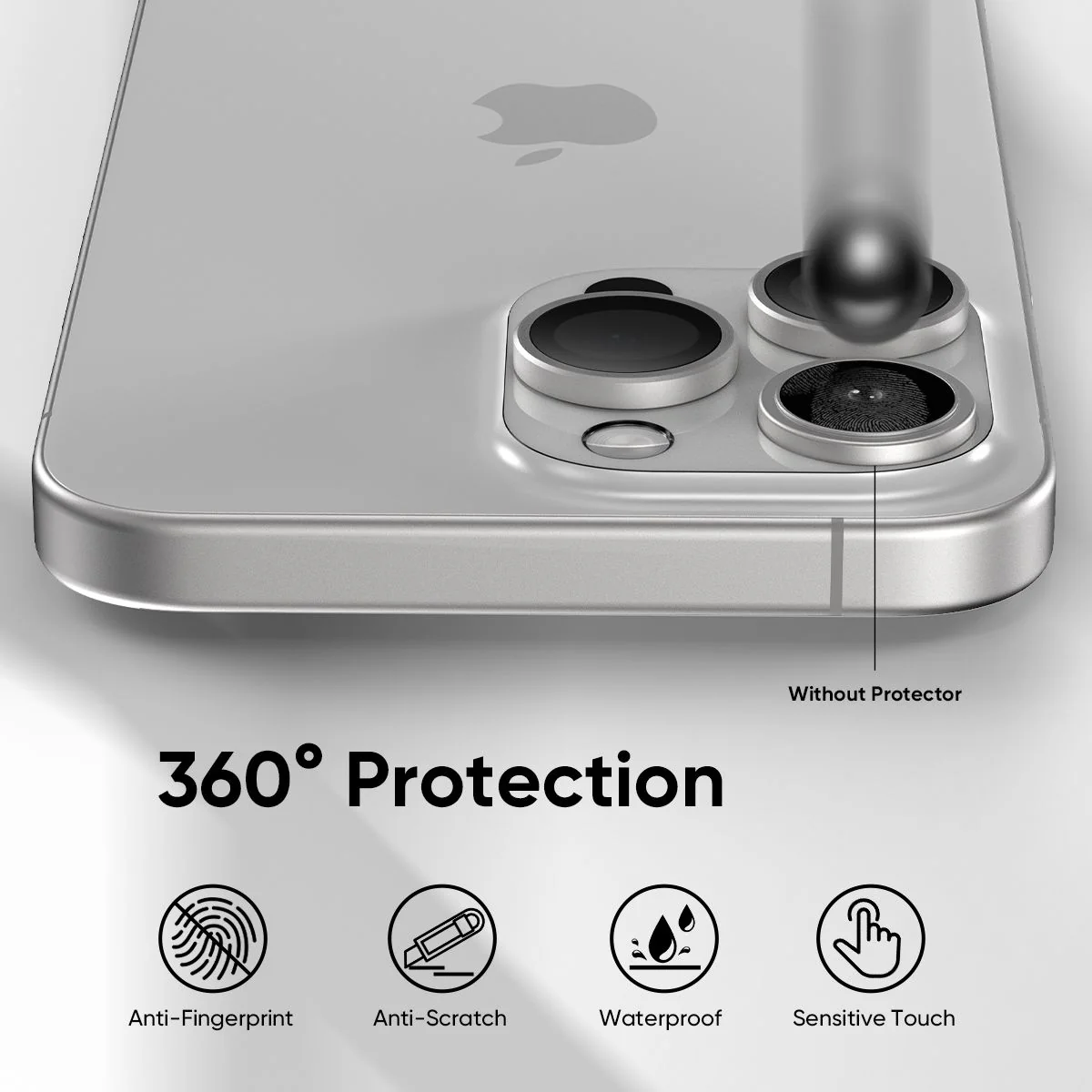 NanoArmour Camera Protector Anti Reflective – iPhone 16 Pro / Pro Max (4 Pro Colors) - Image 5