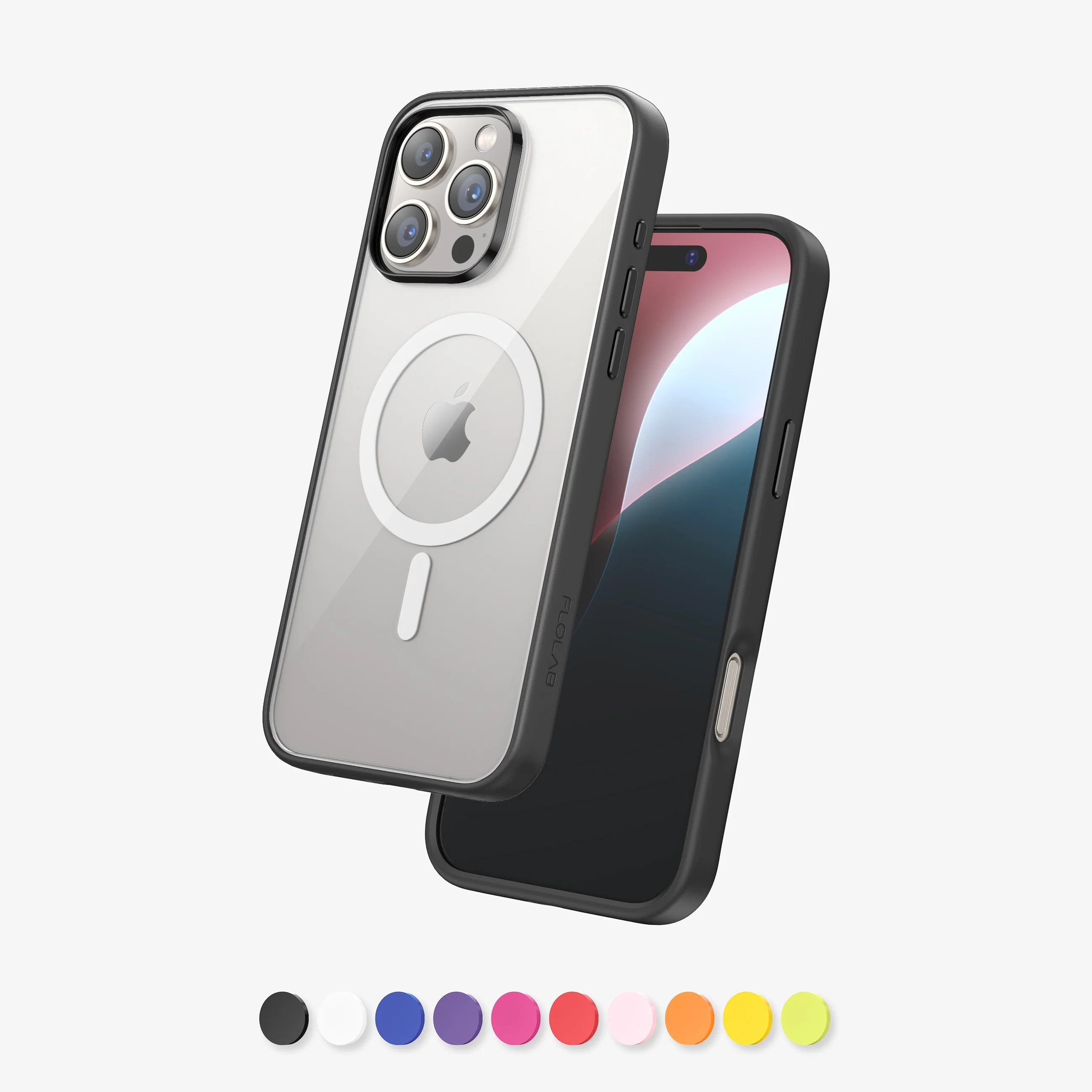 FLOLAB Surtect Tri-Fusion MagSafe Compatible Case – iPhone 16 Series (Black Clear) - Image 10