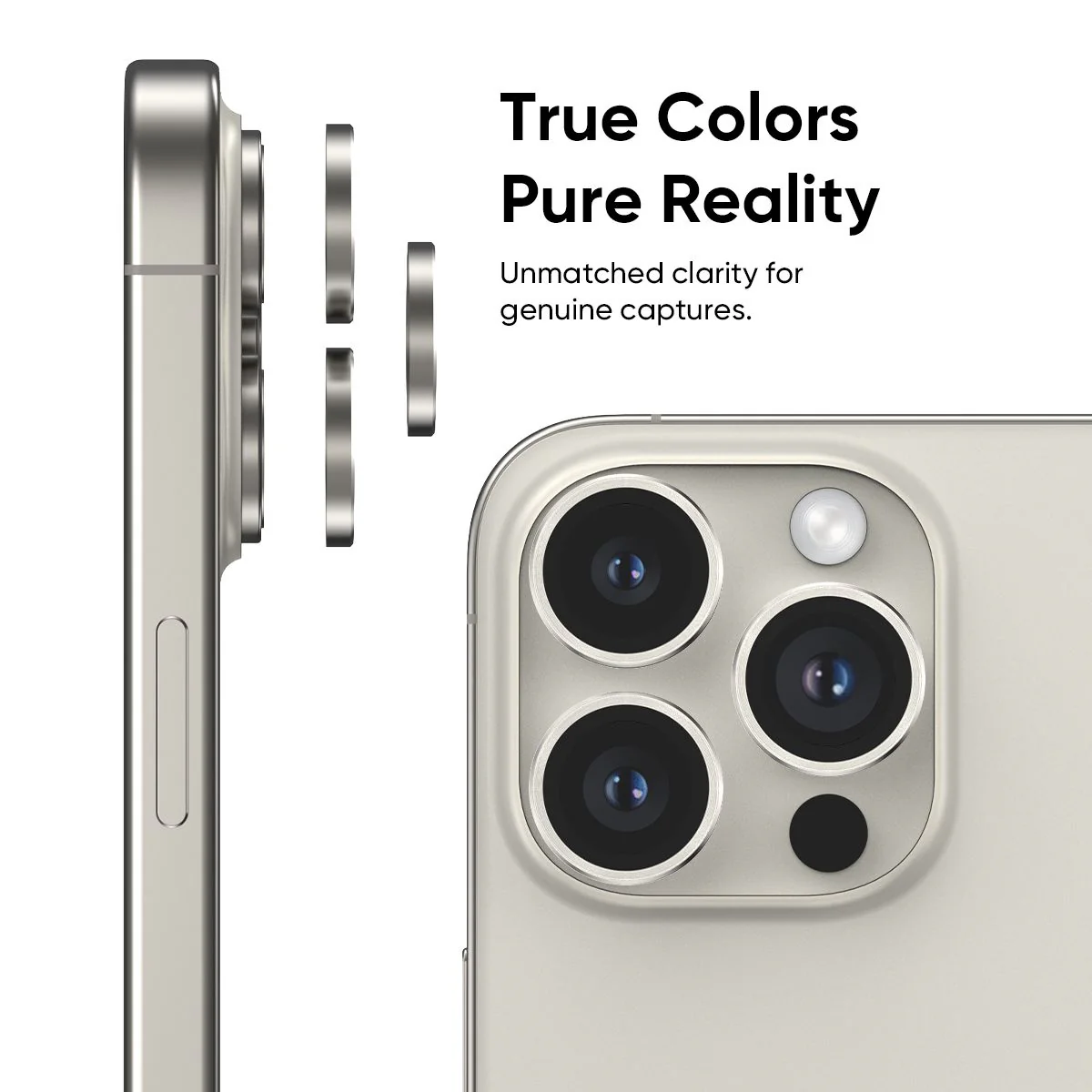 NanoArmour Camera Protector Anti Reflective – iPhone 16 Pro / Pro Max (4 Pro Colors) - Image 3