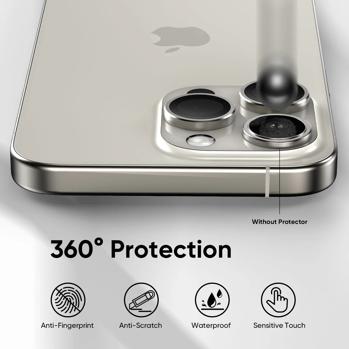 NanoArmour Camera Protector Anti Reflective – iPhone 16 Pro / Pro Max (4 Pro Colors) - Image 4