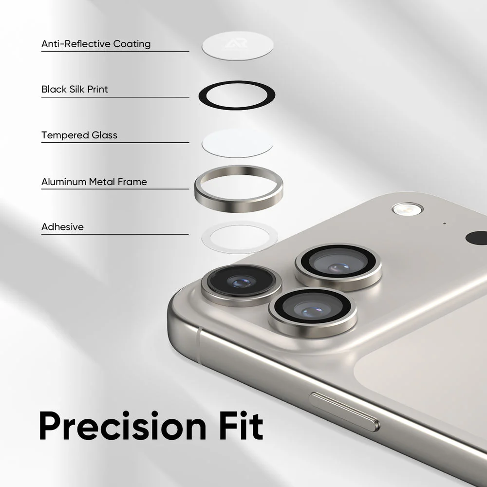 NanoArmour Camera Protector – iPhone 17 Pro / Pro Max Anti Reflective - Image 4
